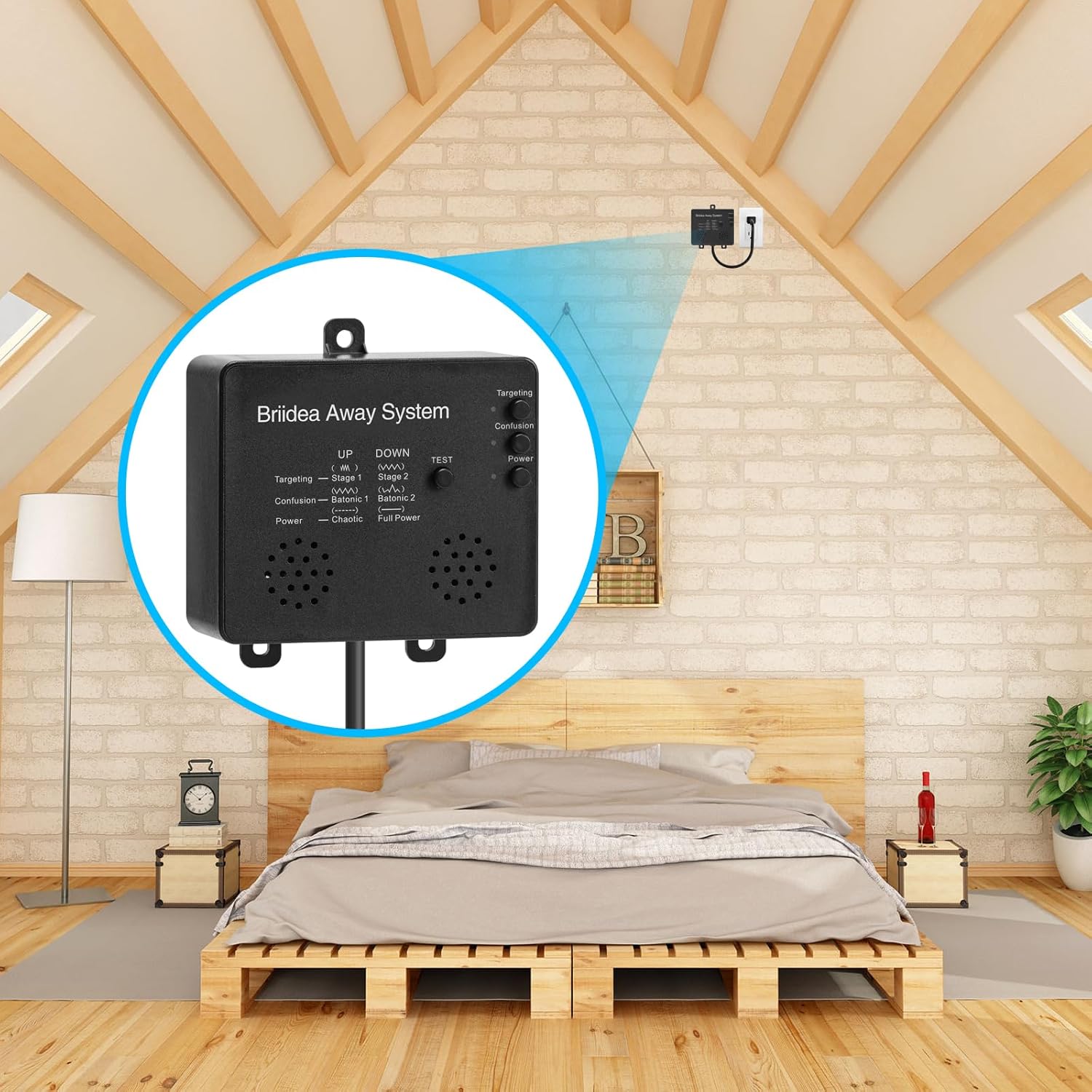 briidea Ultrasonic Bat Repelling System