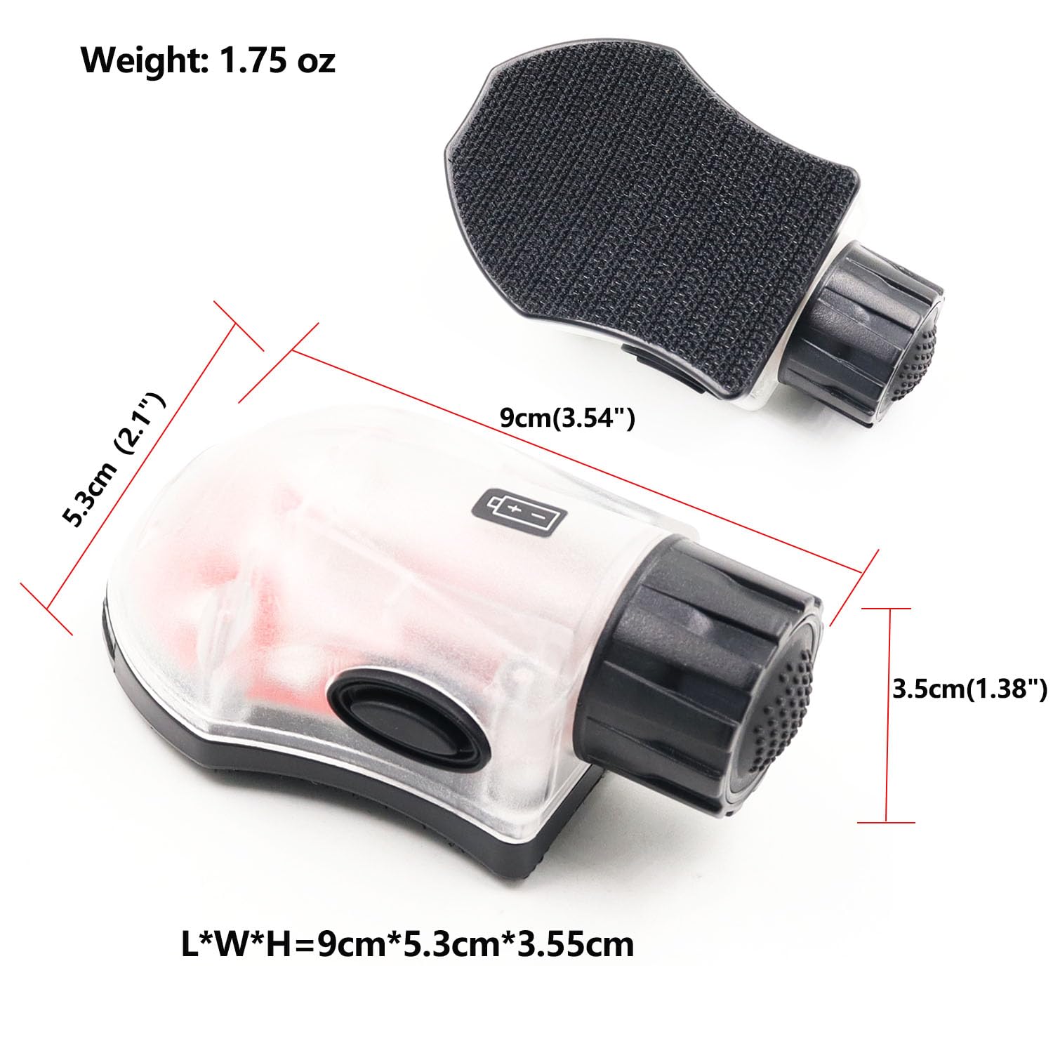 Luz táctica para casco, luz estroboscópica IR de identificación militar con luz LED visible constante y luz estroboscópica de señal de supervivencia (negro-verde)