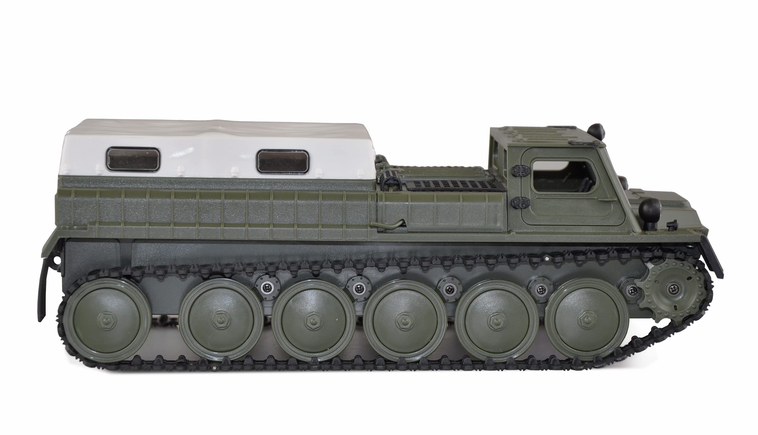Amewi 22617 Gepanzertes RC Kettenfahrzeug 1:16 RTR olivgrün/weiß