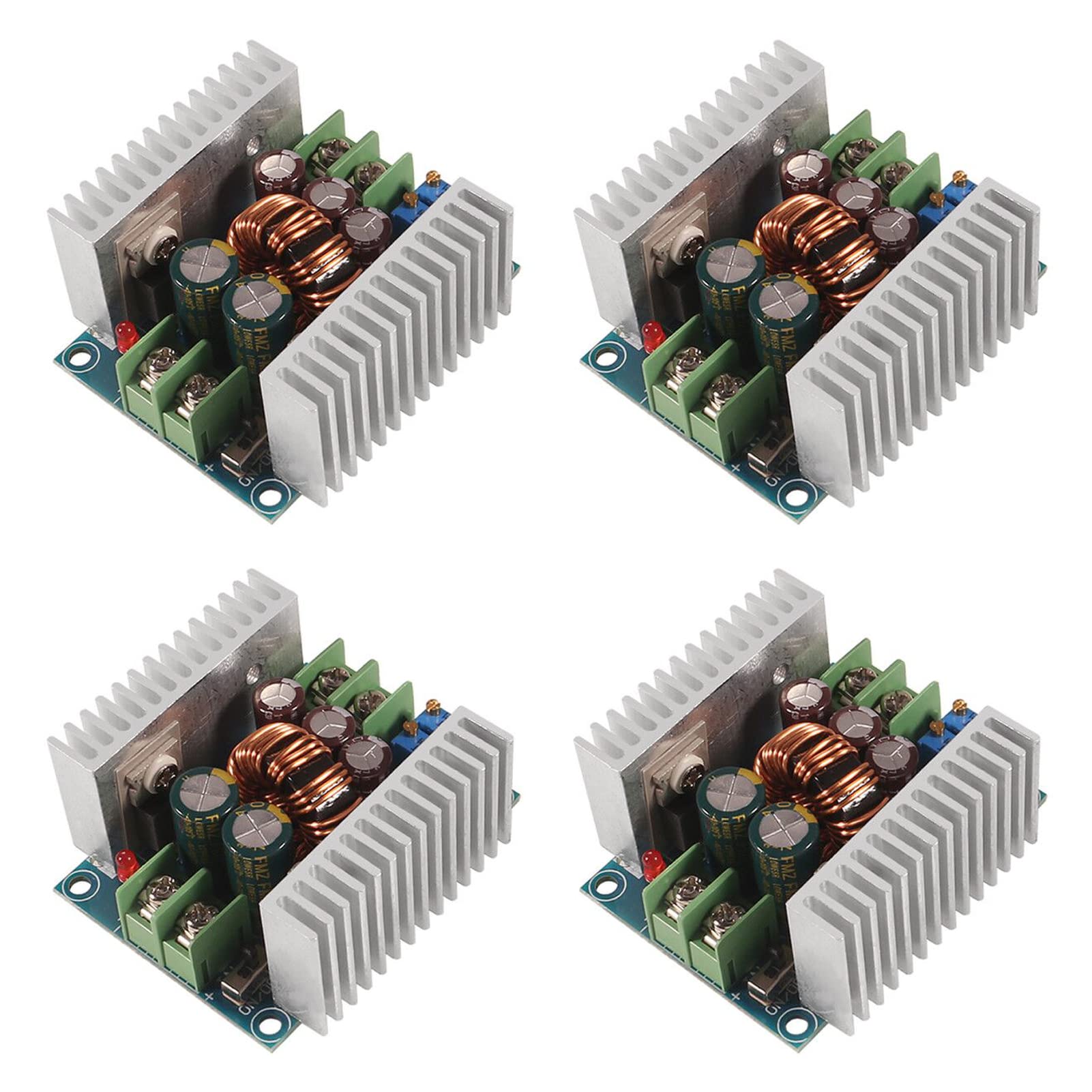 D-FLIFE 20A 300W CC CV Step Down Module Adjustable DC 6-40V to 1.2-36V Voltage Regulator Buck Converter Constant Current Power Supply Module (4pcs)