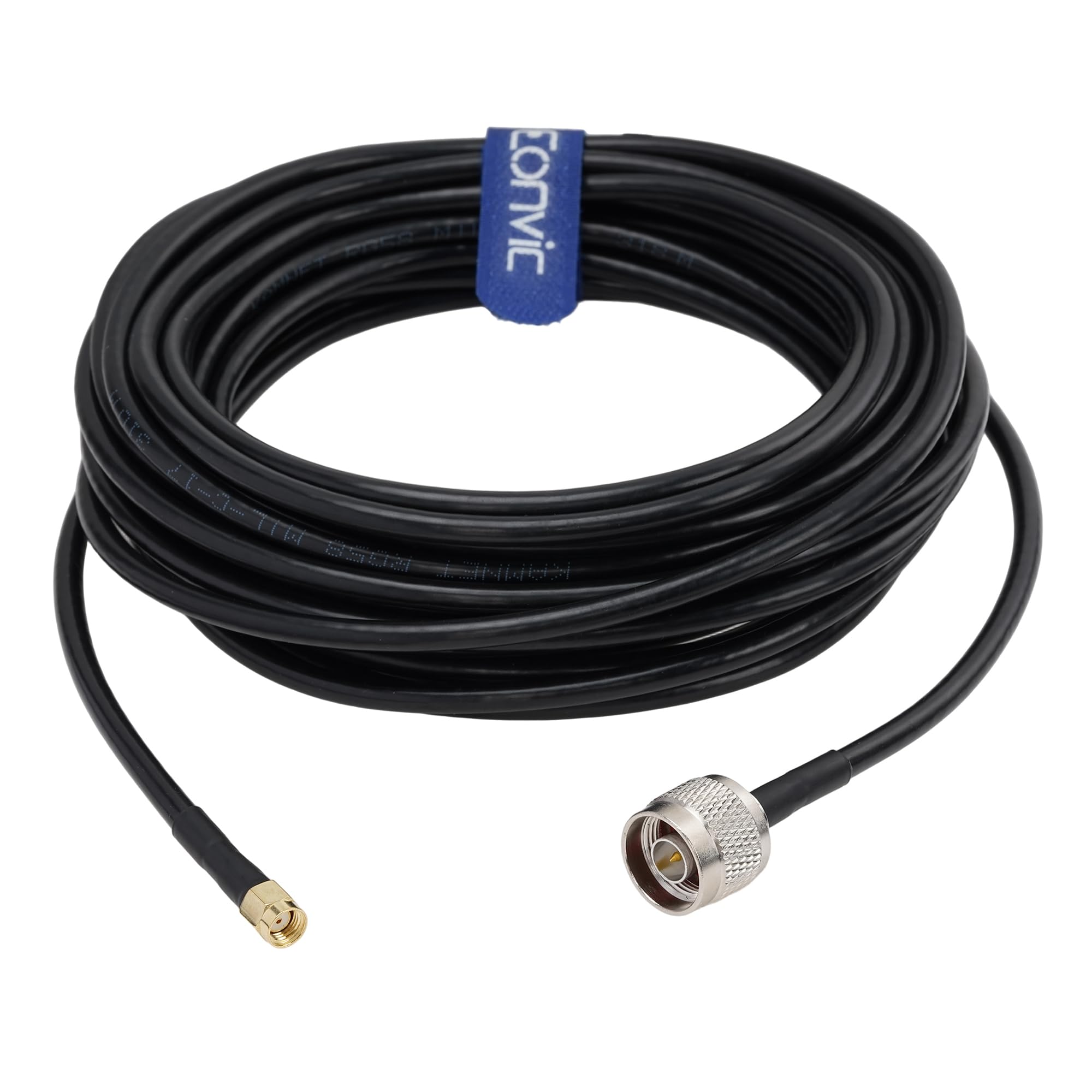 Câble coaxial RF Pigtail RP-SMA mâle avec broche femelle vers prise mâle de type N RG58 à faible perte pour antenne WiFi (15 m)