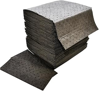 Spilfyter GFF-72 Gray Universal Premium Sorbent Medium-Weight Absorbent Pad, 18