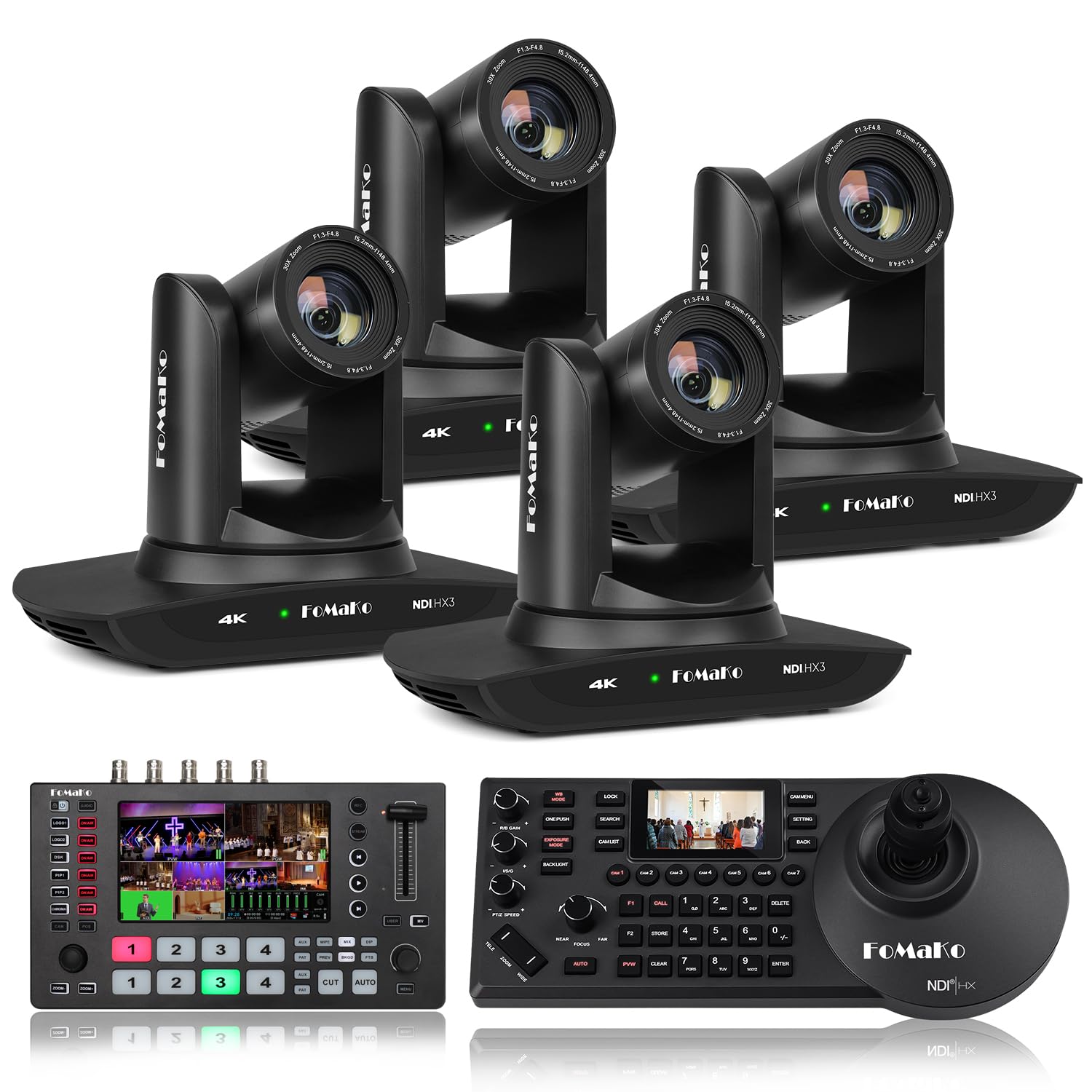 Amazon.com : FoMaKo K30NS 4K 30x Optical Zoom PTZ Camera with NDI