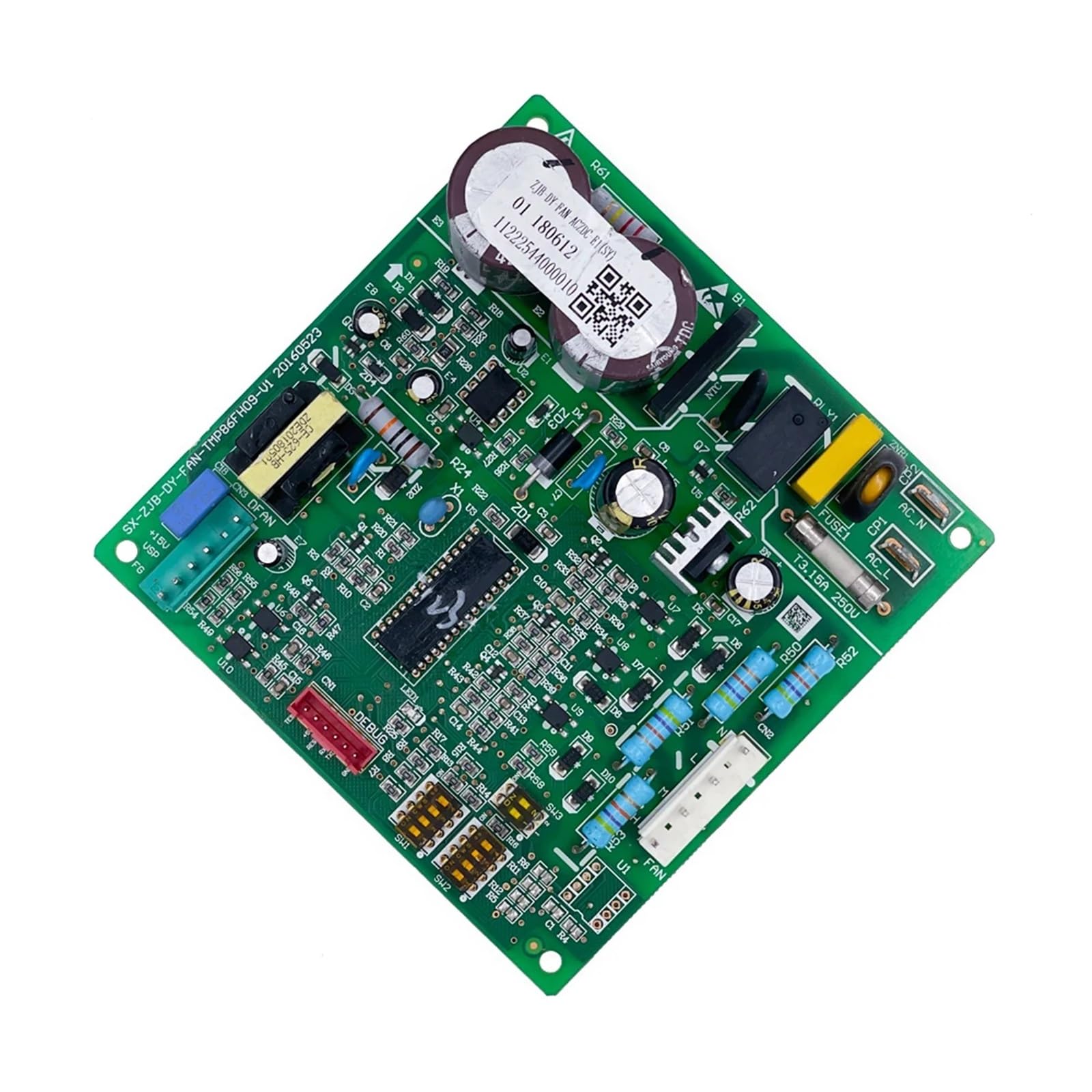 Płyta sterująca centralnej klimatyzacji ZJB-DY-FAN-ACZDC-E1(SY) Obwód modułu PCB 11222544000010 Części do klimatyzacji