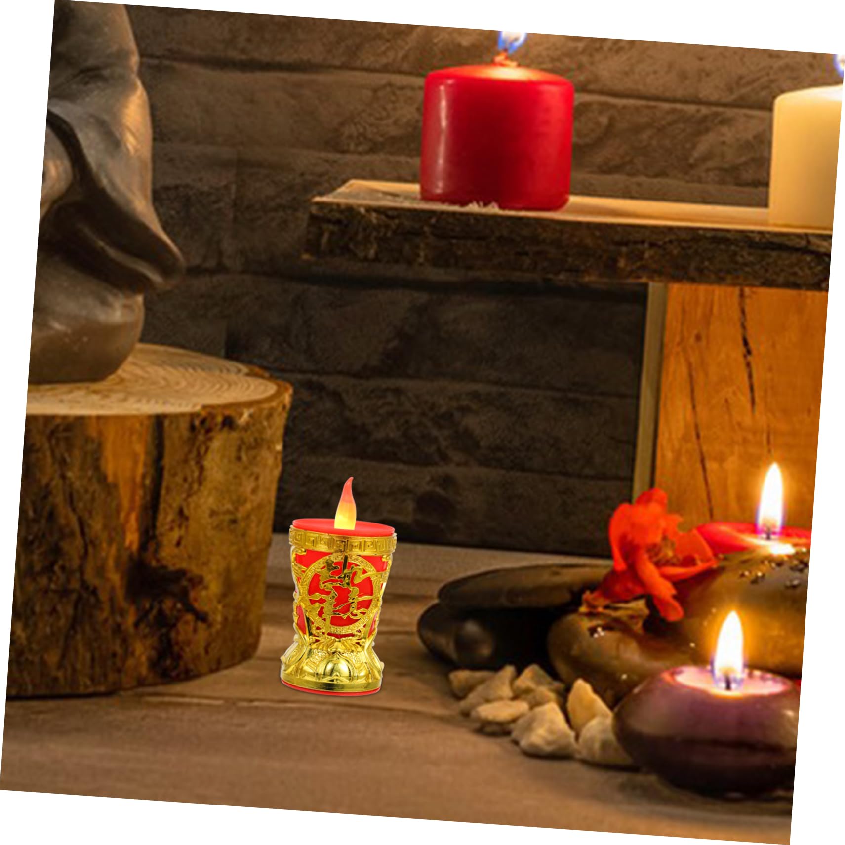 Amazon.co.jp: 犠牲 ろうそく 中国 祭壇 ろうそく ライト 中国