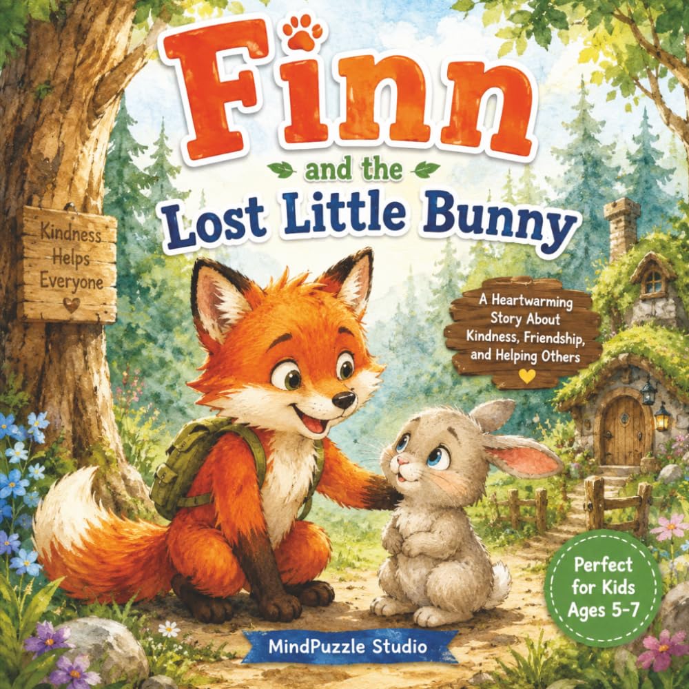 Finn and the Lost Little Bunny: A Forest Adventure About Kindness and Friendship (Finn’s Forest Adventures)