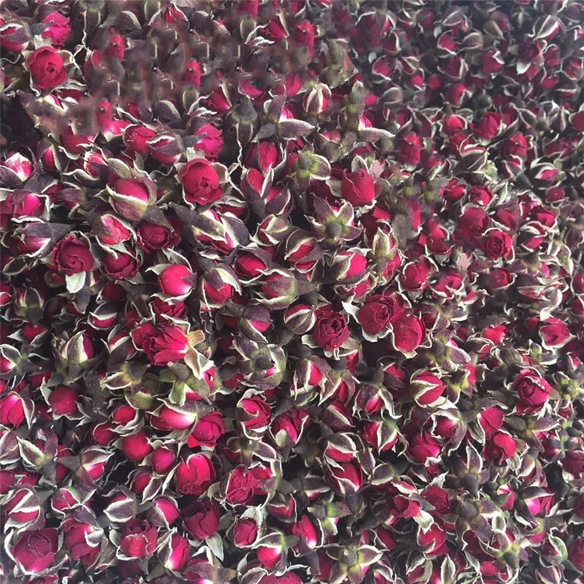 Natürliche Getrocknete Rote Rosenknospen Blume DIY Dekorative Mini-jasminknospe Für Hochzeit Duftendes Konfetti Basteln Bad Aromatherapie-Rose-300g