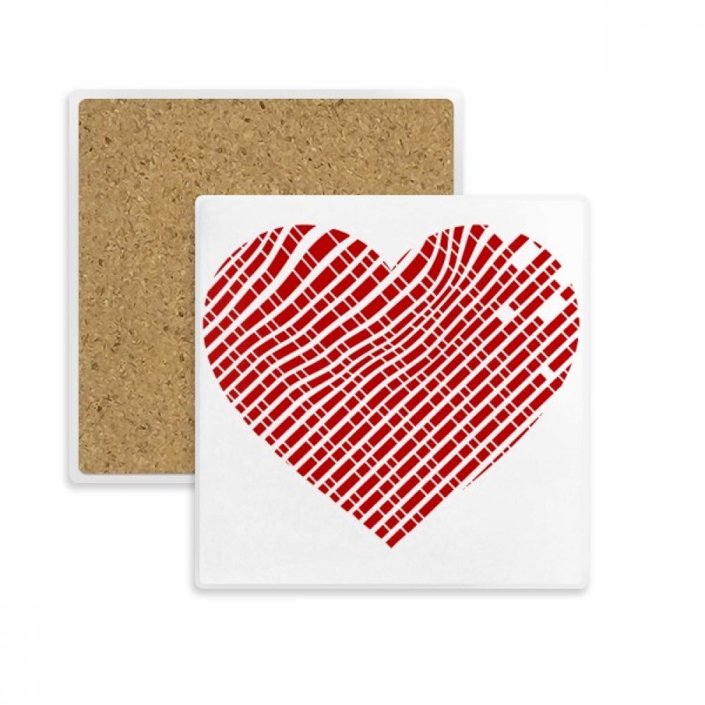 Tasse carrée coaster sur votre table basse avec ce repose-verre en pierre