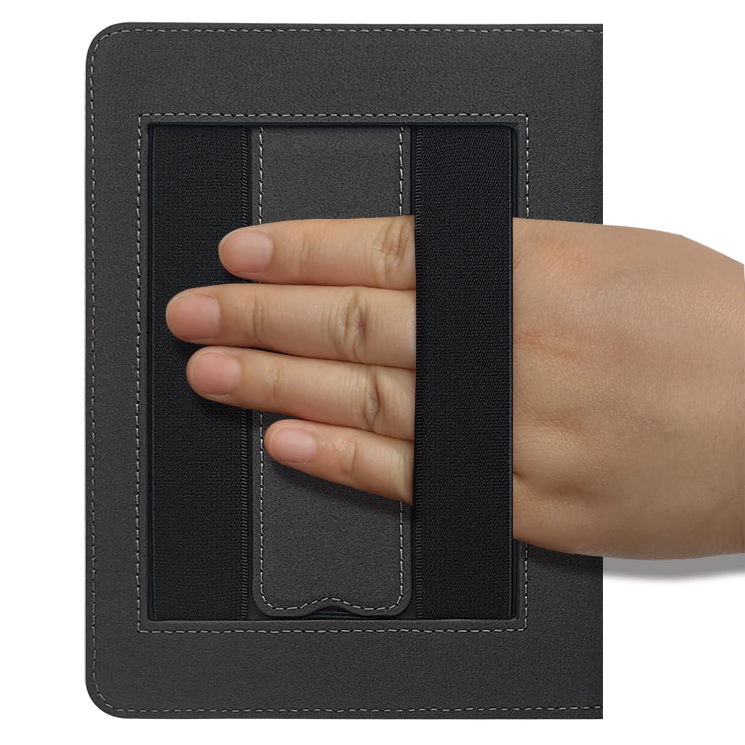 Custodia per Kindle Paperwhite da 7" (12a generazione/edizione Signature 2024) e Kindle Colorsoft Signature Edition con doppio supporto e supporto, spegnimento automatico (nero)