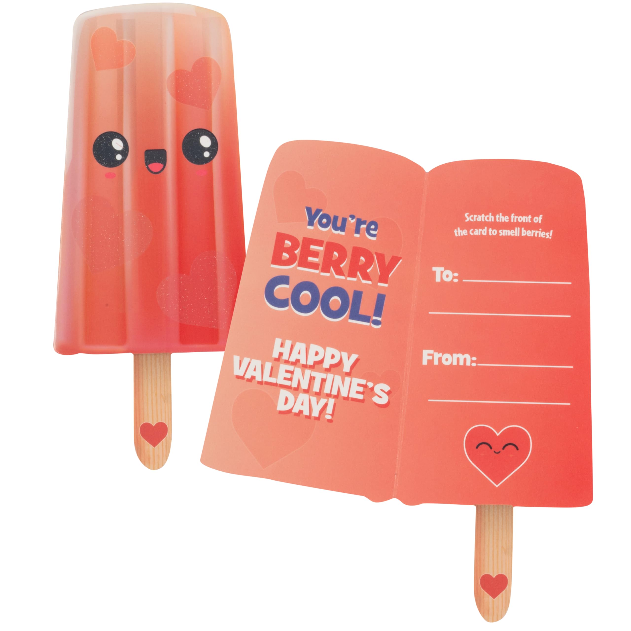 Valentinstagskarten Für Kinder – 30 Karten Mit 6 Essen-Motiven, Inkl. Umschläge