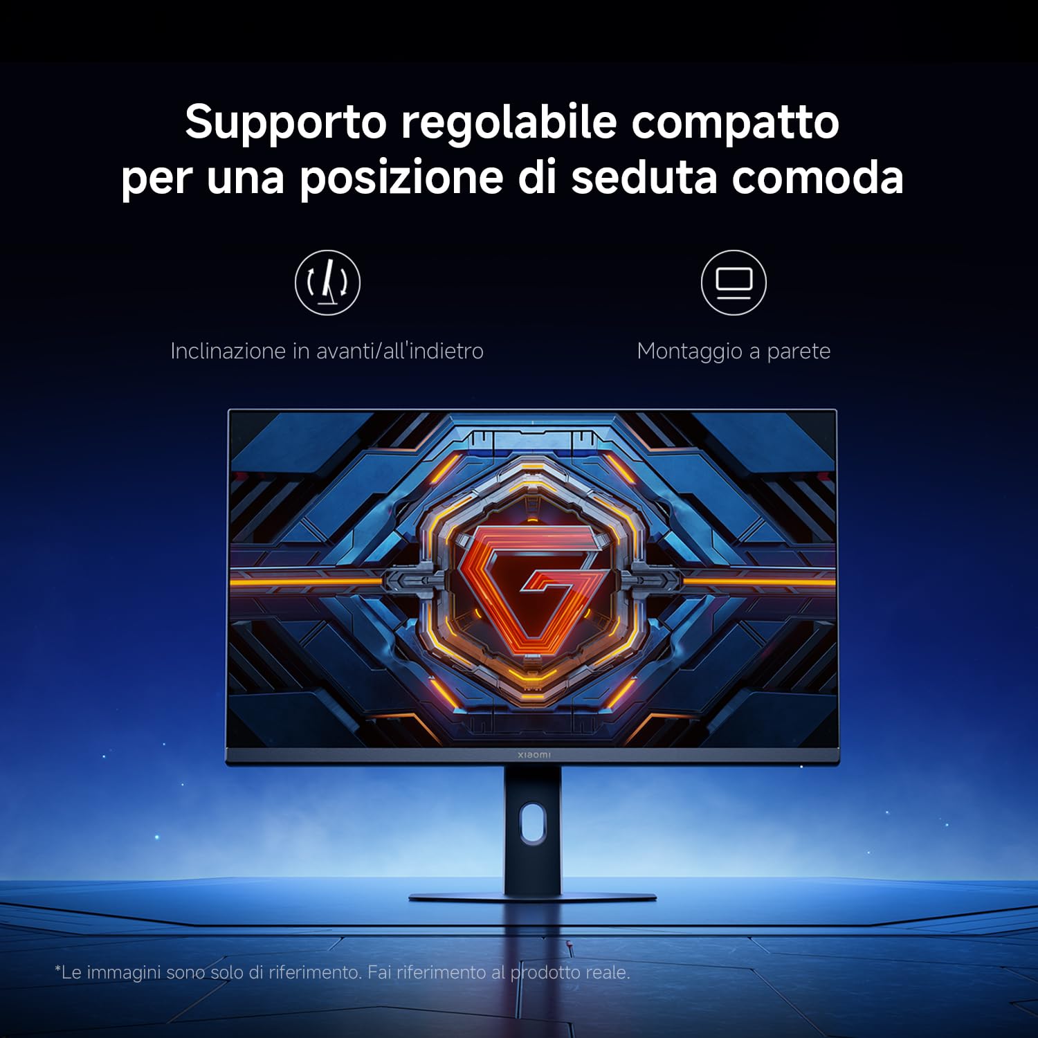 XIAOMI G27i 2026 Monitor Gaming da 27 Pollici, 200Hz, 1ms GTG, FreeSync Premium, HDR400, Fast IPS, 100% sRGB, 95% DCI-P3,Certificazione TÜV Low Blue Light (1920 x 1080/HDMI 2.0/DP 1.4)