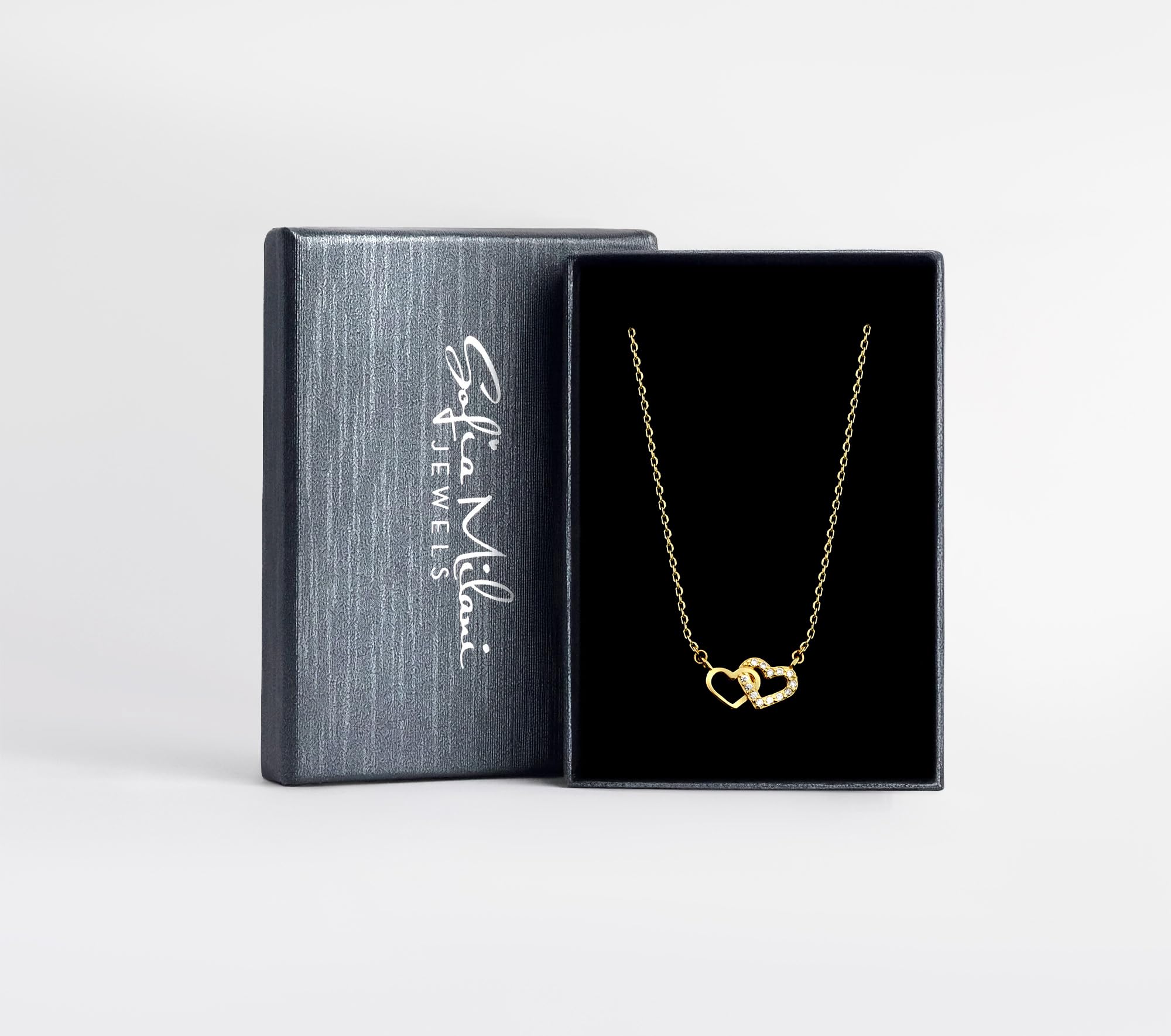 Sofia Milani - Collar para Mujeres en Plata de Ley 925 - Con Circonita - Colgante de Corazón