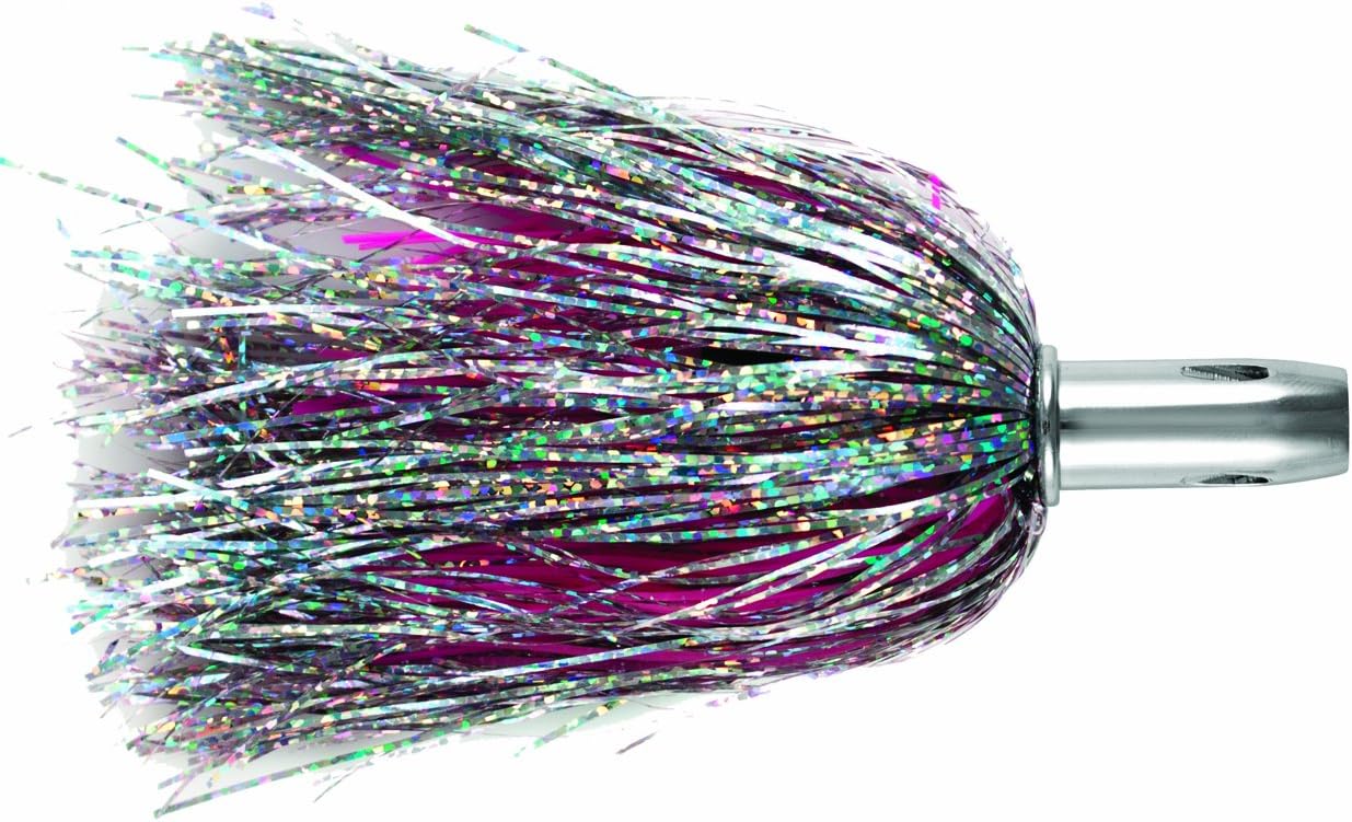 Billy Bait MH-23 Unrigged Master Hooker, 1-Ounce, Pink/Silver Mylar