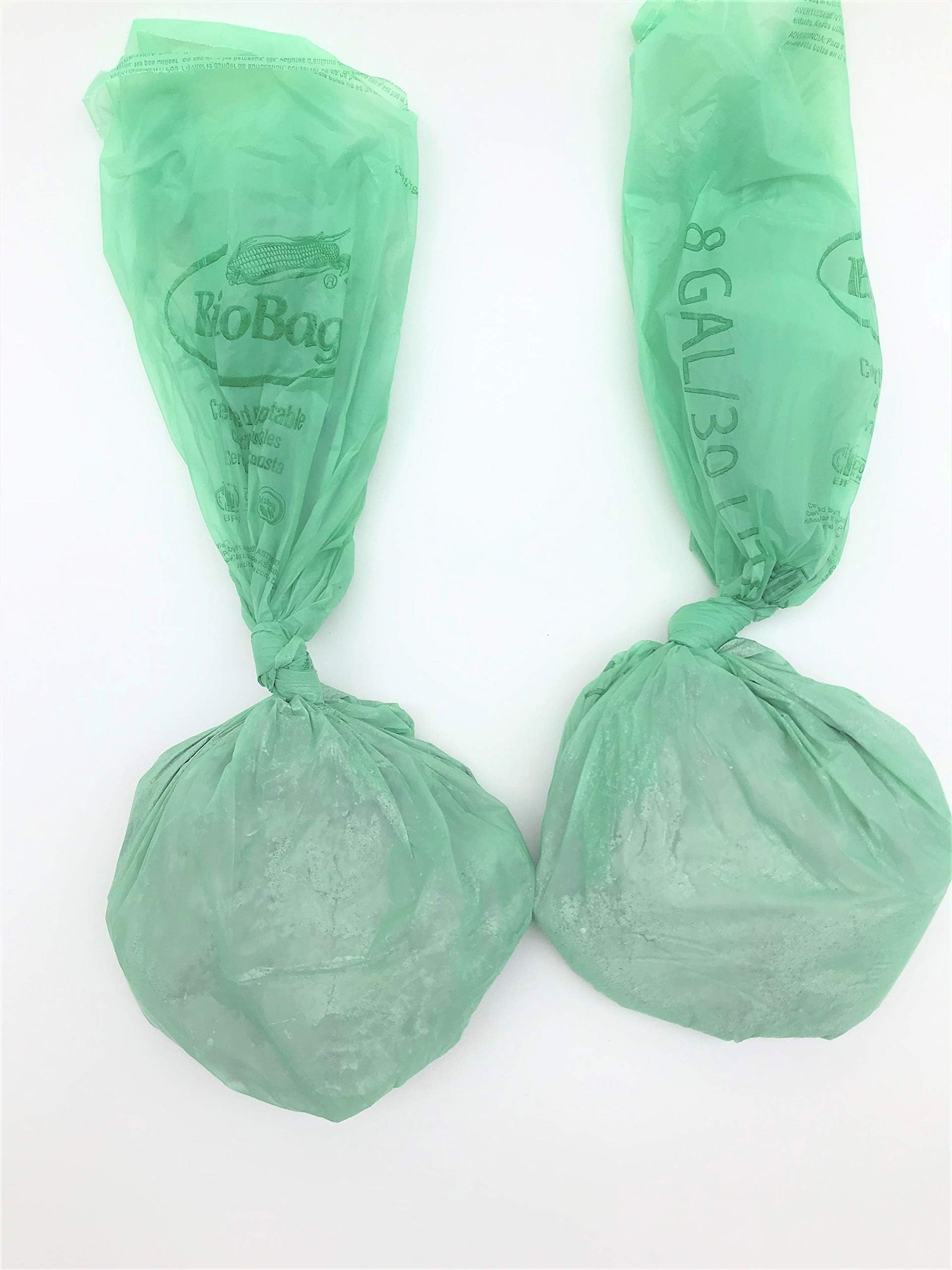 Dry John Portable Toilet Bags - 2 Compostable Portable Toilet Liner Bags Containing Liquid and Odor Absorbent Organic Media - Portable Bucket Toilet Not Included