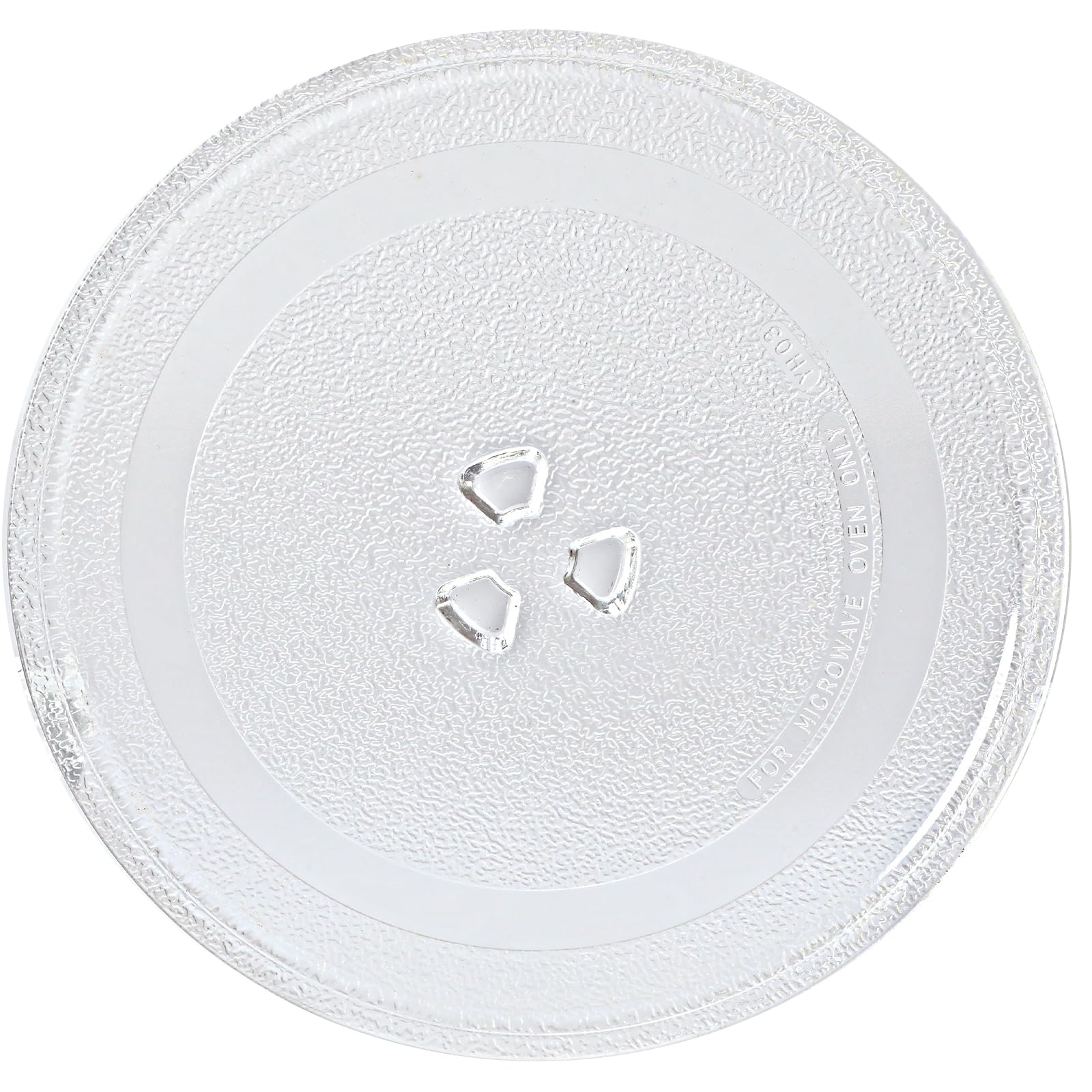 Bottone Microwave Glass Turntable 24.5cm Y-Base Heatproof Rotating Plate Dishwasher Safe Replacement Microwave Rotating Plate