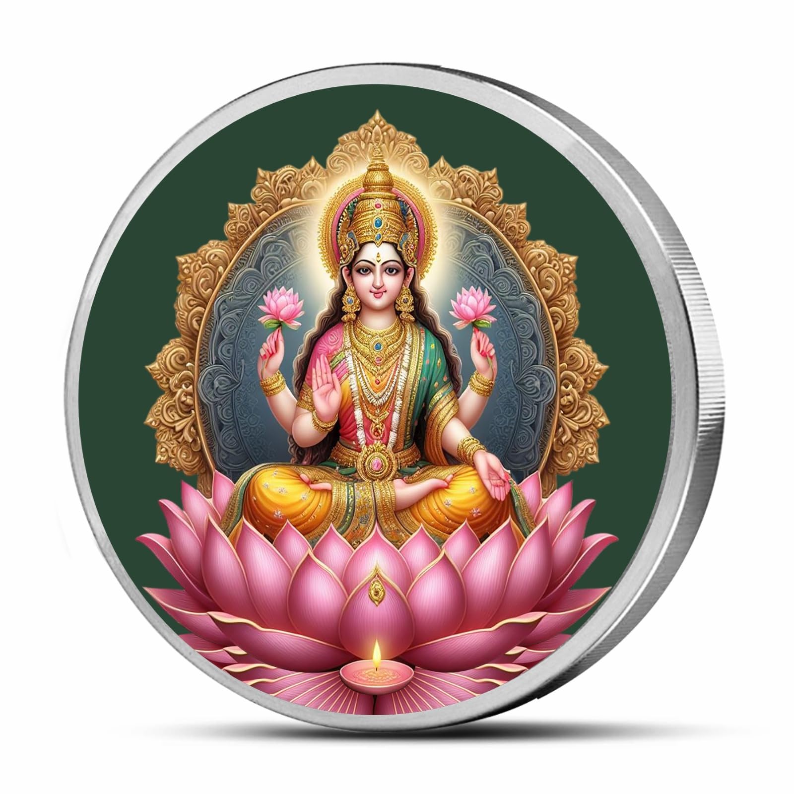 MOHUR Laxmi 10 Gm Silver Coin Coloured (999) Pure Silver (B08QG6D6W5) Amazon Price History, Amazon Price Tracker