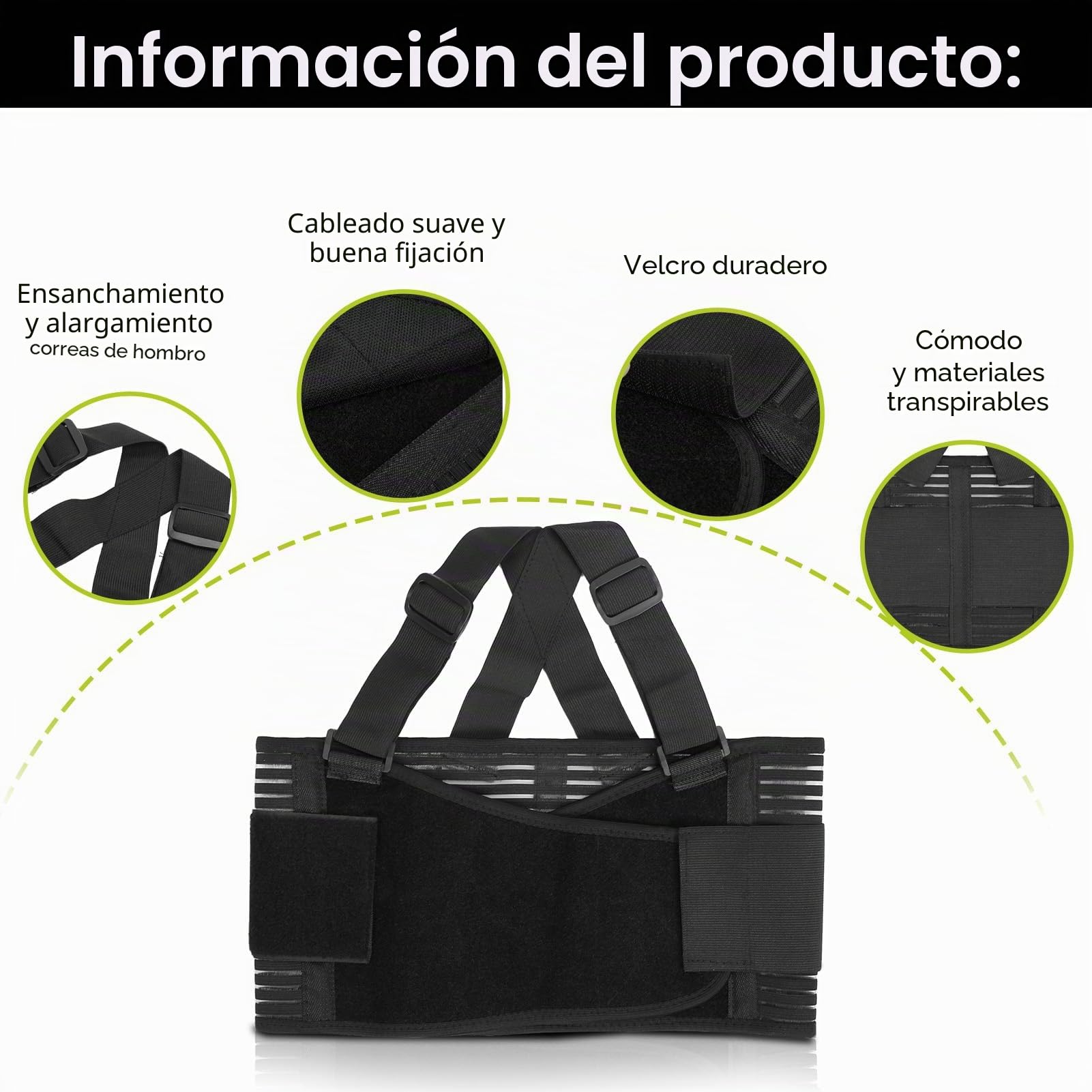 Vendaje Para Costillas Rotas, Vendaje Ajustable Transpirable Para La Cadera Vendaje Protector Lumbar Correa Protectora Costillas Envoltura Compresión Para Mujeres Y Hombres Alivio Para Costillas Rotas