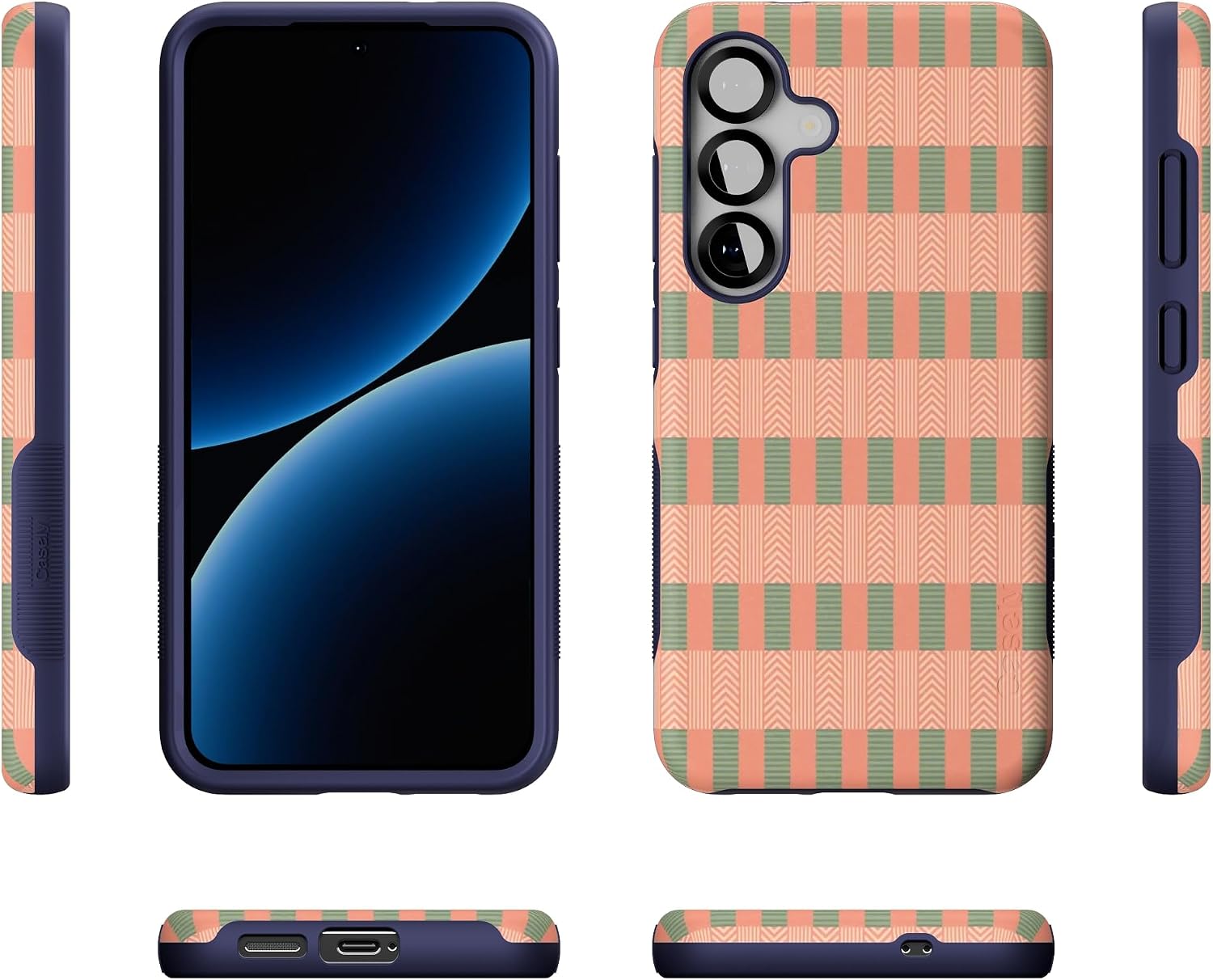 Casely Galaxy S25 Case | Grand Cabana | Palm Beach | Bold Protective Design | Compatible with MagSafe