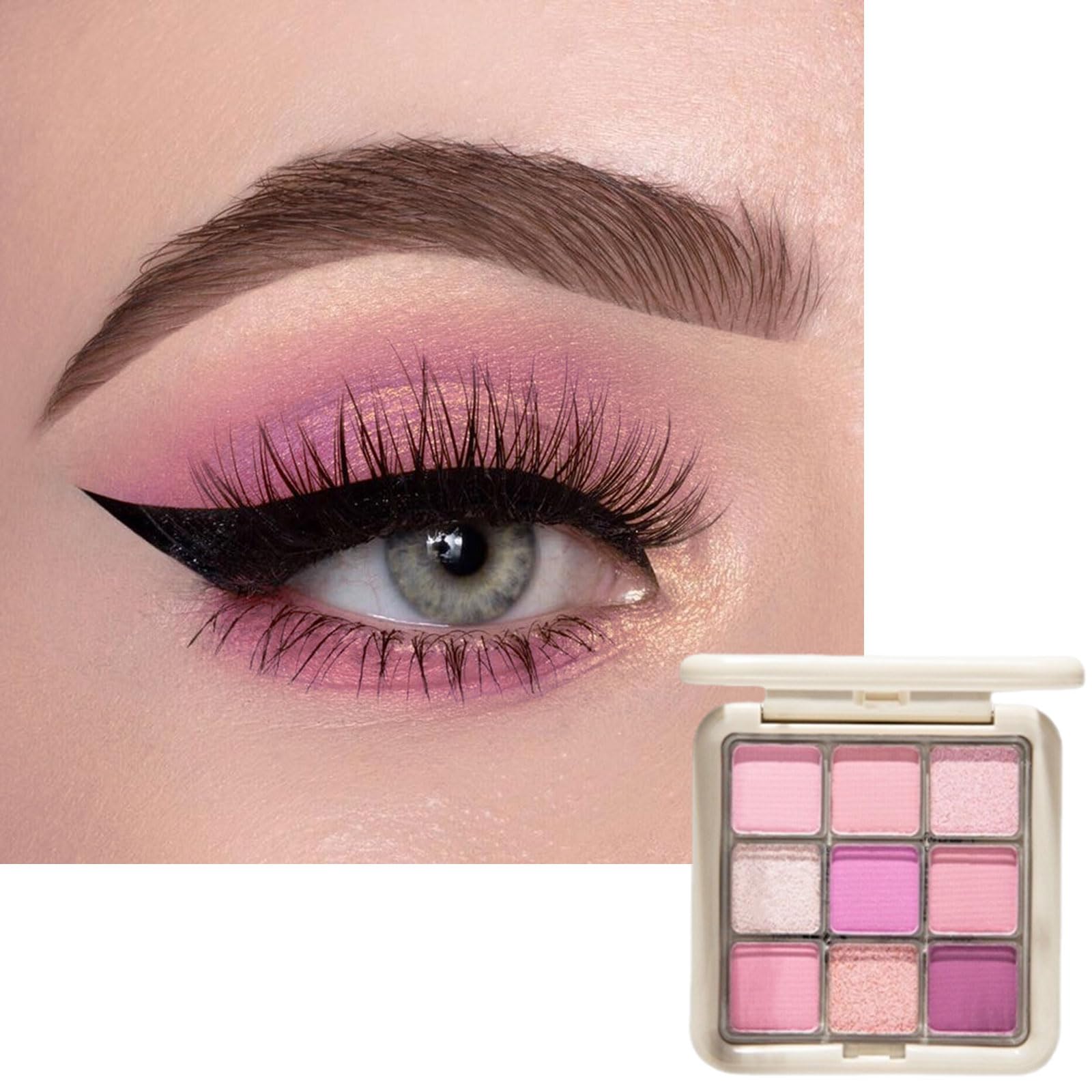 Pink Eyeshadow Palette 9 Color Make-Up Palettes