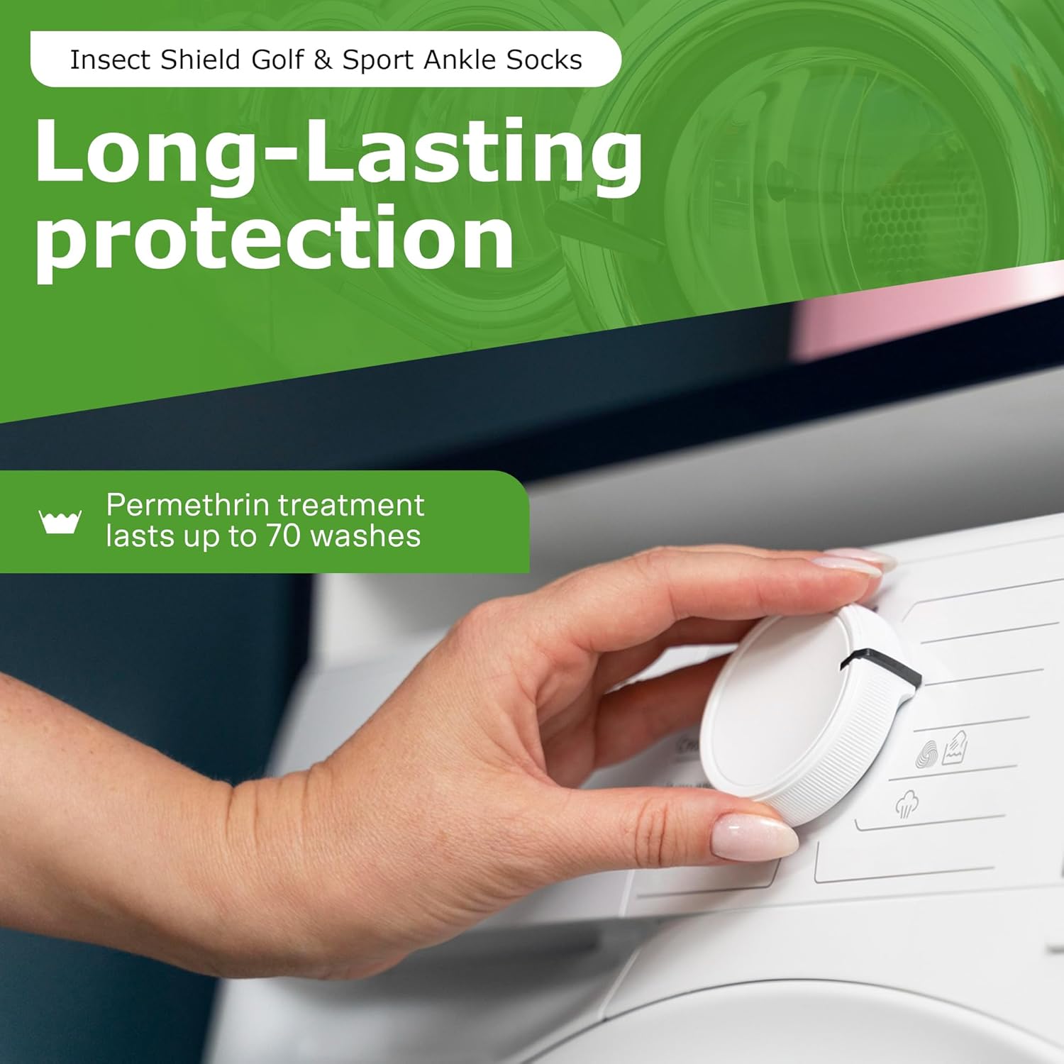 Insect Shield Golf & Sport Ankle Sock - Athletic Socks with Built-In Insect Protection & Footbed Cushioning for Men & Women - Image 6