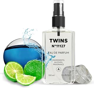 TWINS Impression of Aqva Atlantiqve | Perfume for Men Eau de Parfum | No.11127 | 3.4 Fl Oz / 100 ml
