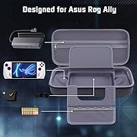 Vista 3 de HESPLUS Hard Carrying Case for ASUS Rog Ally ROG ALLY X 7 inch 120Hz Gaming Handheld, Game Console Travel Case Storage Bag with Large Space for