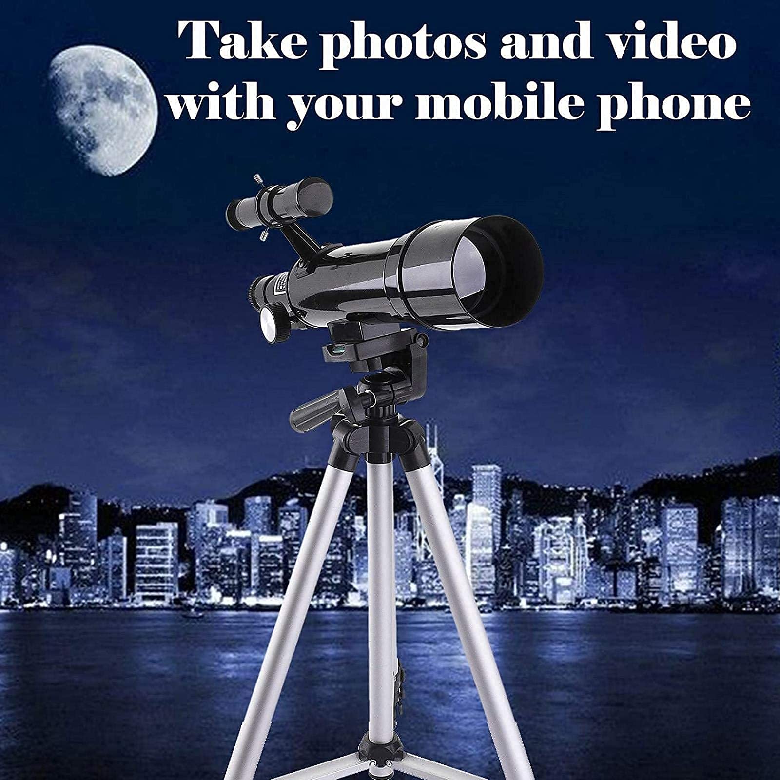Teleskopy dla dorosłych astronomii profesjonalista, teleskop 50 mm z statywem, astronomiczny teleskop z lustrem wyszukiwania dla monokurów gwiazd, astronomia rozpoczyna się