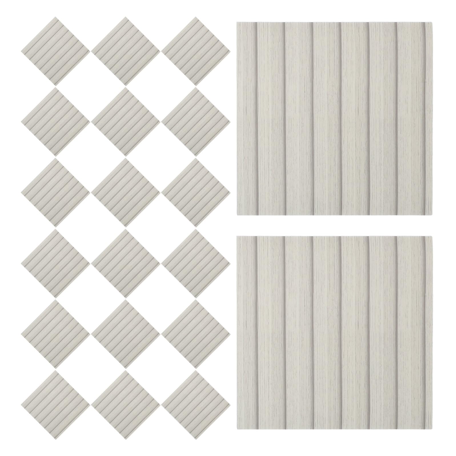 Autocollants muraux imitation bois gris foncé adhésifs et imperméables LIFKOME