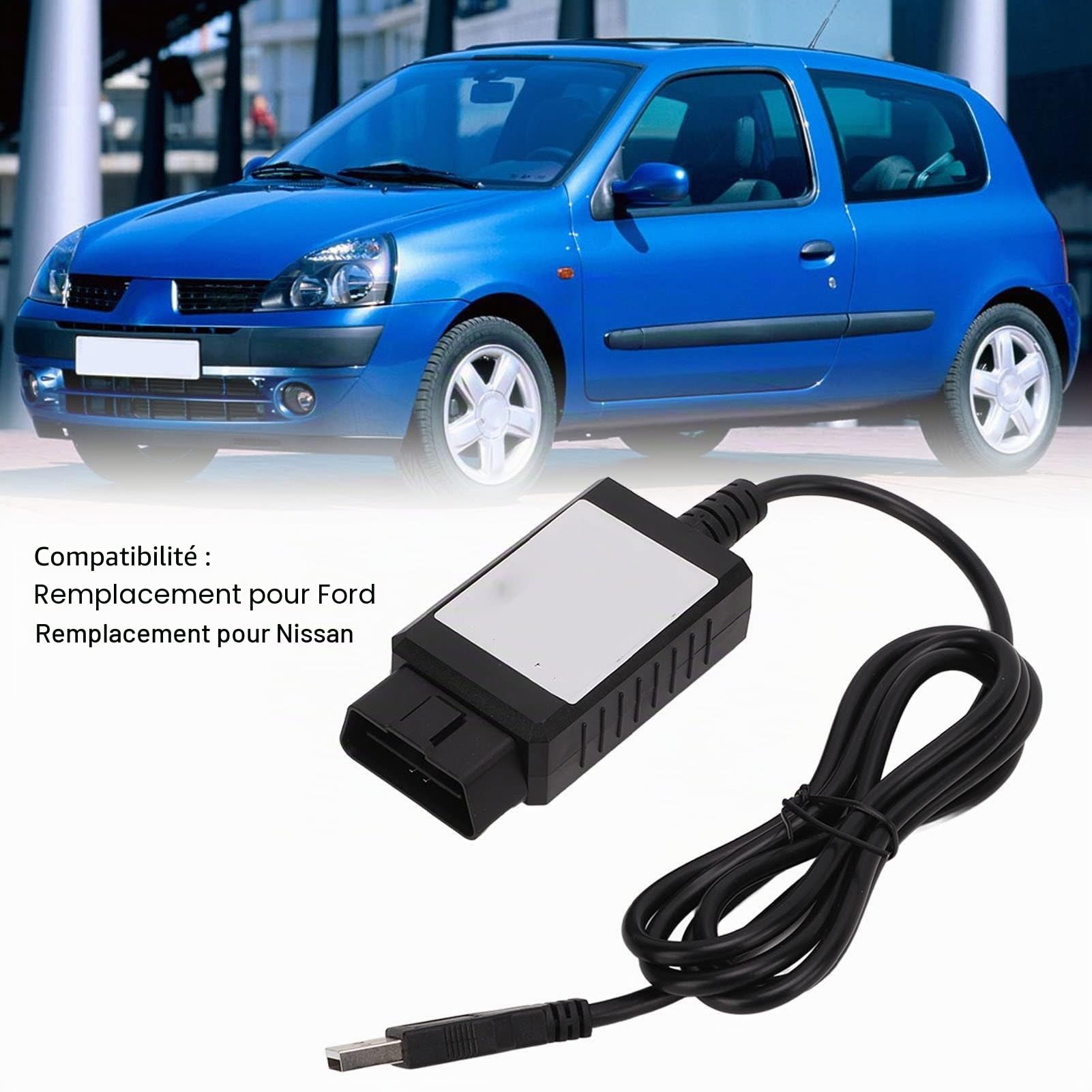 Programmeur de clé de Voiture 4 en 1 avec Dongle USB, Remplacement Haute Performance pour Outil de Diagnostic XP, Plug Play en Plastique ABS