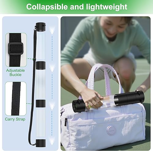 Miniatura 5 de Pickleball Ball Retriever & Ball Hopper Storage con correa Pickle Balls Tubo Pickup
