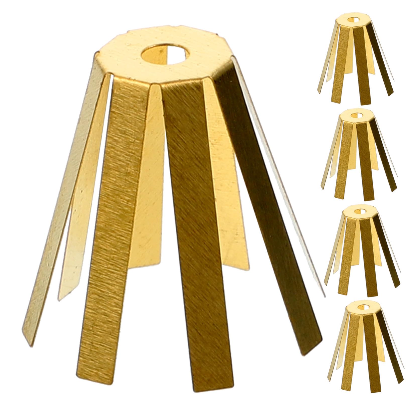 Happyyami Golf Club Shafts Extenders Brass Adapter Shims Octopus Shims for Golf Fitting 5pcs