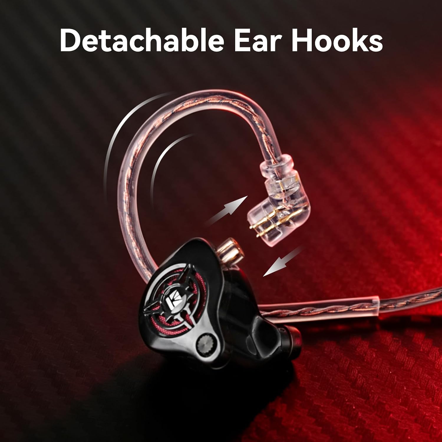 KB EAR 2026 Latest erabuds,KBEAR BK1 Wired Gaming Earbuds,10mm Single DD in Ear Monitor,HiFi Headset Wired Earbuds IEM Earphones with Detachable Cable for Gaming/Music/Video (Black, 3.5 no mic) image 5