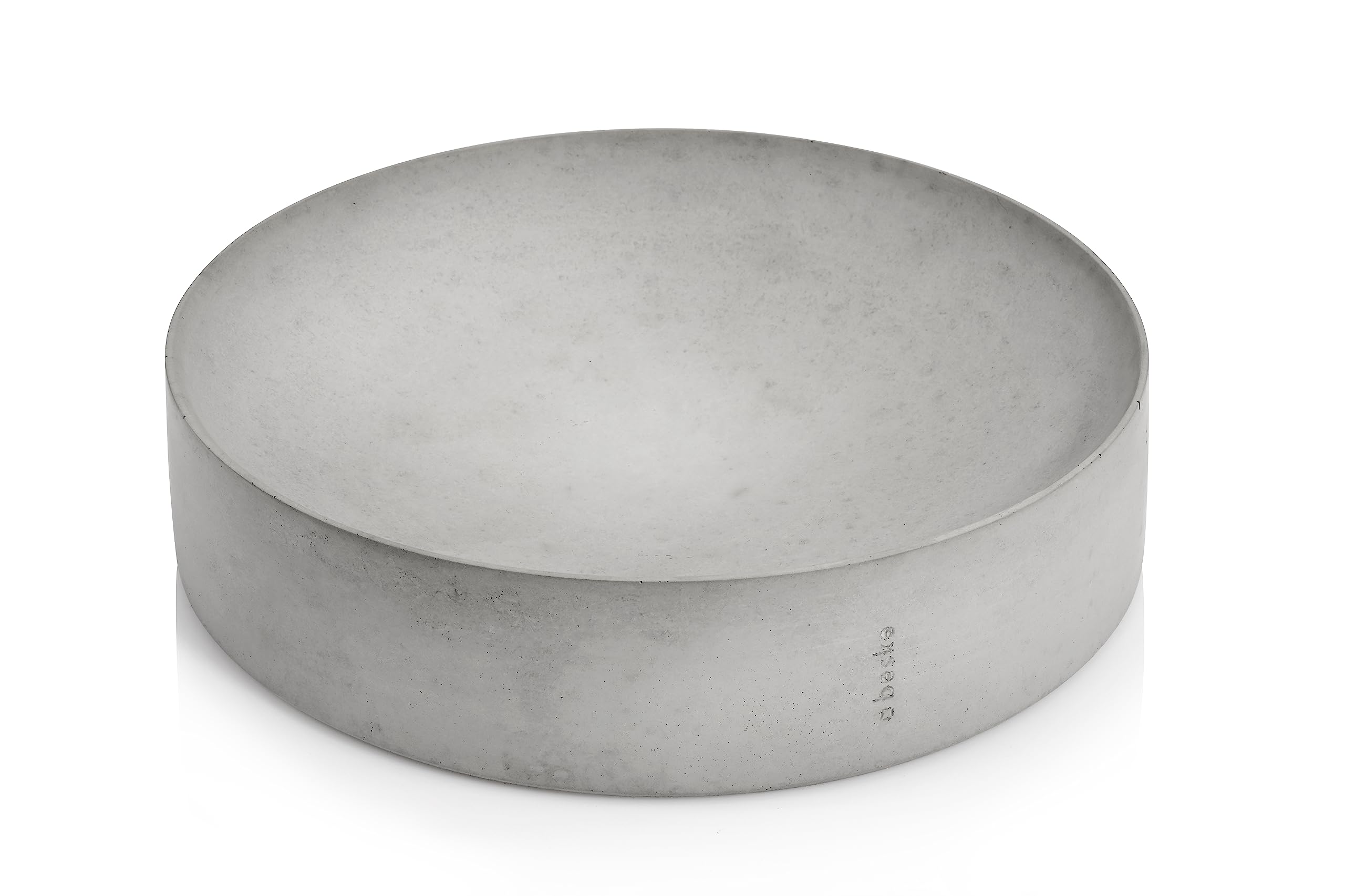 beske-Manufaktur Beton Schale 'Cavus Magna' | Größe Ø23,5cm, h6cm | 100% Handarbeit Made in Germany | zeitlos elegant minimalistisch