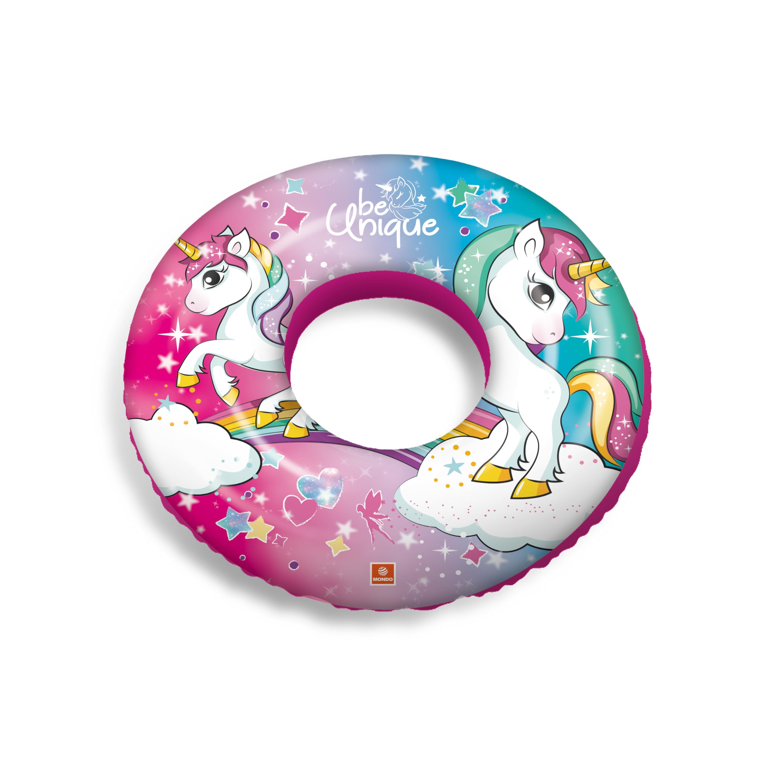 Mondo Toys - set braccioli e ciambella bambini mare estate piscina (unicorn)