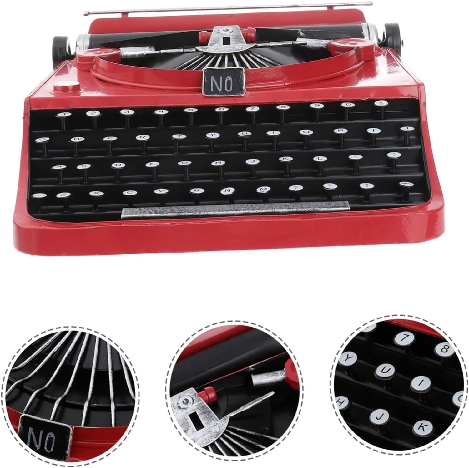 Oude Uitstekende Retro Schrijfmachine Het 3d Teruggeven Stock Illustratie - Illustration of