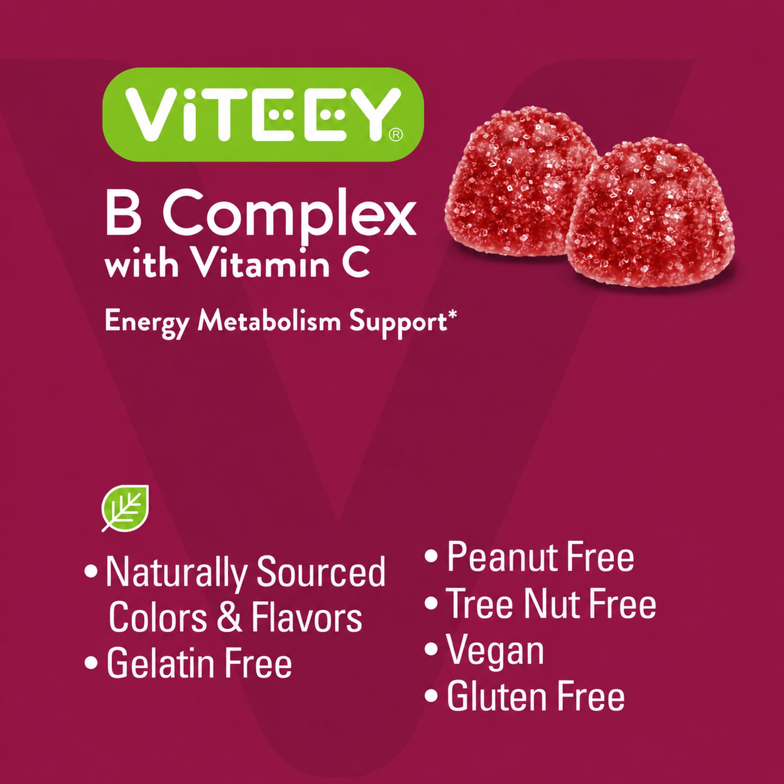 Viteey Vitamin B Complex Gummies with Vitamin C - 120 Count — Amazon image 5