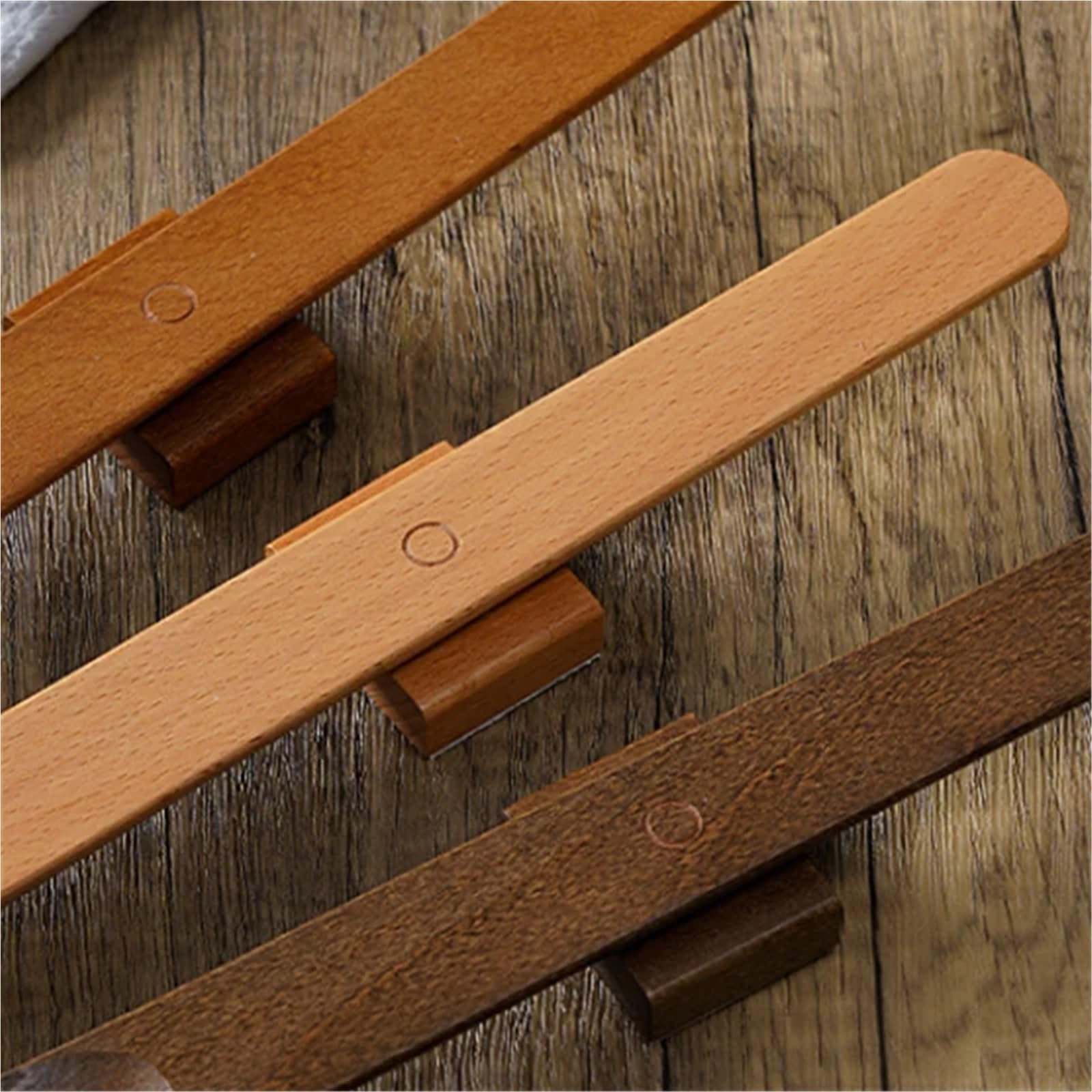 Calzador con mango largo de madera de 55CM, cuchara for zapatos, soporte más fácil for personas mayores, 1 ud.