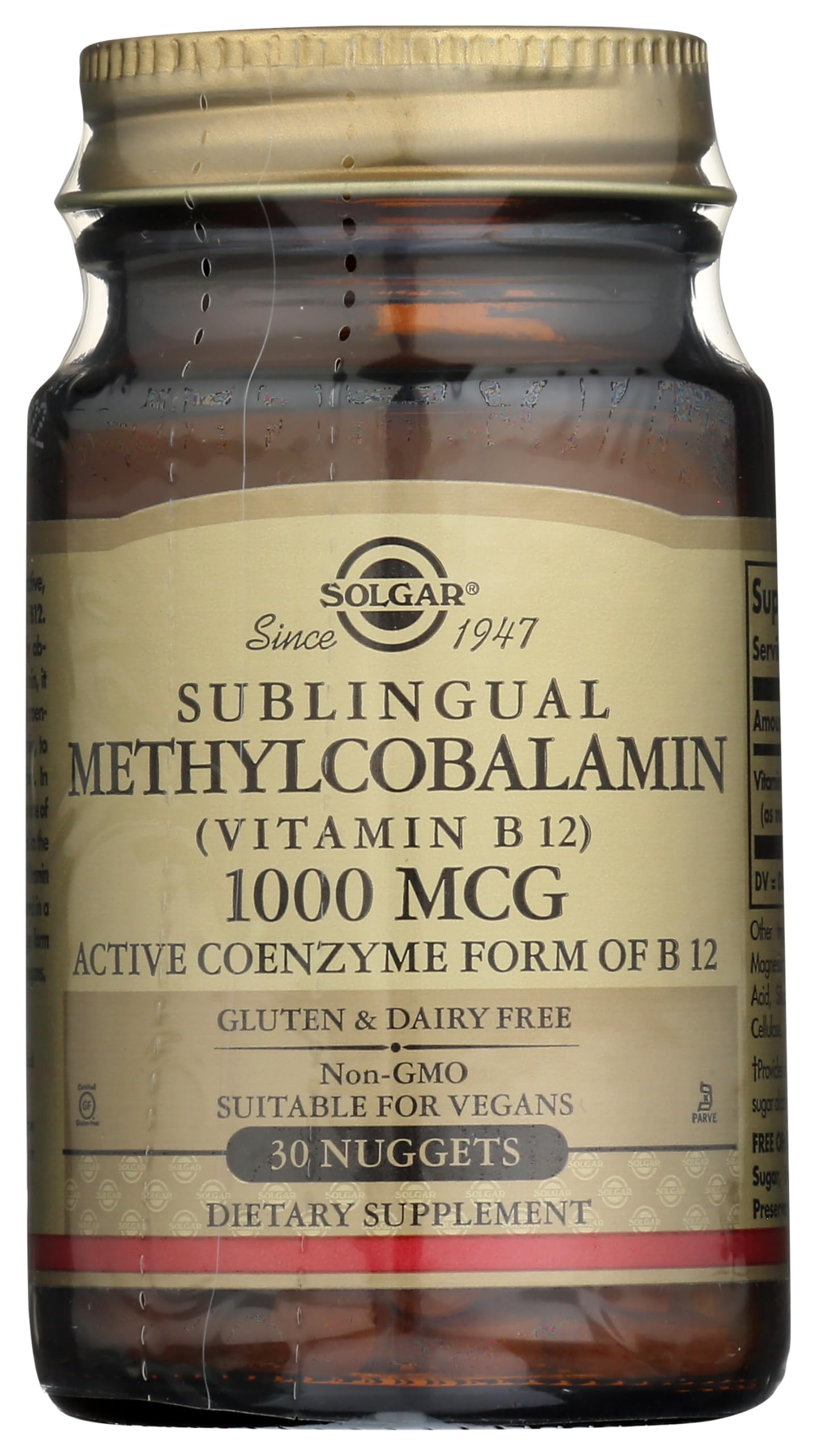 4354654-SOLGAR Methylcobalamin, 30 EA