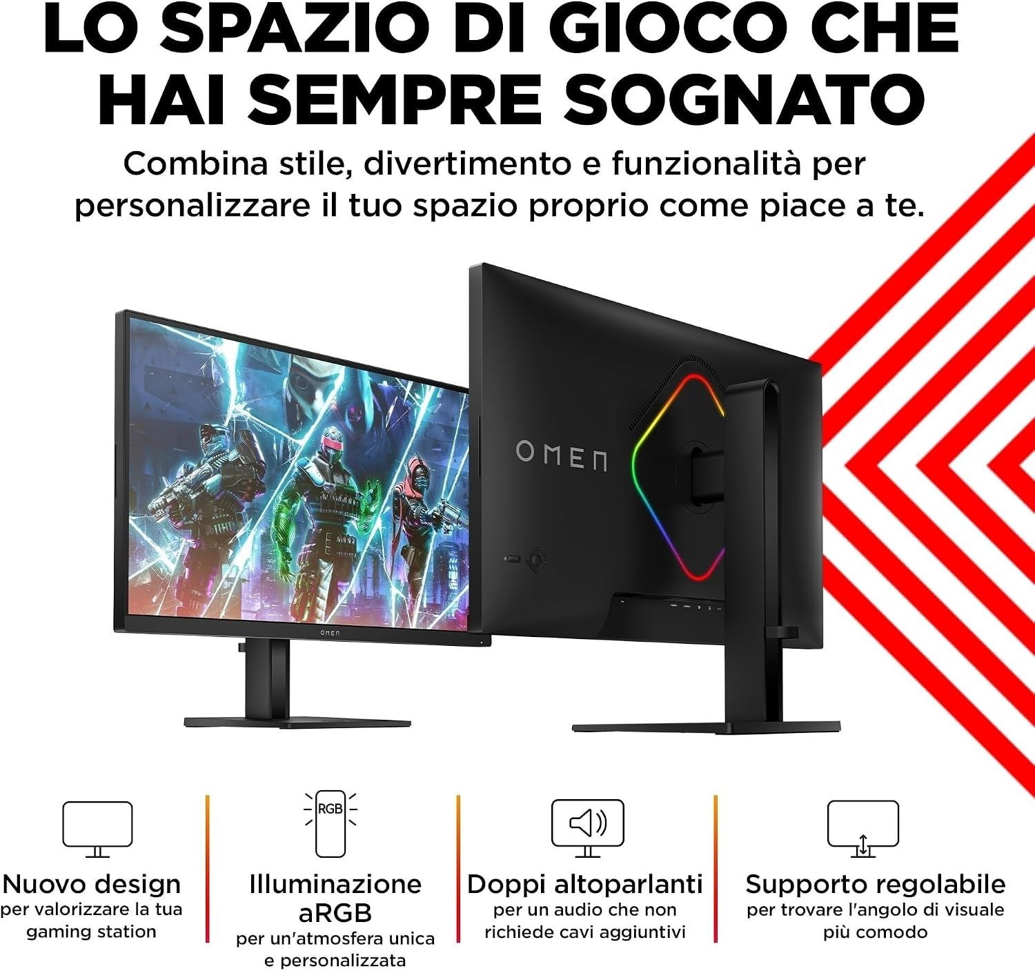 OMEN 27qs Monitor da 27 Pollici - Monitor - Immagine 2