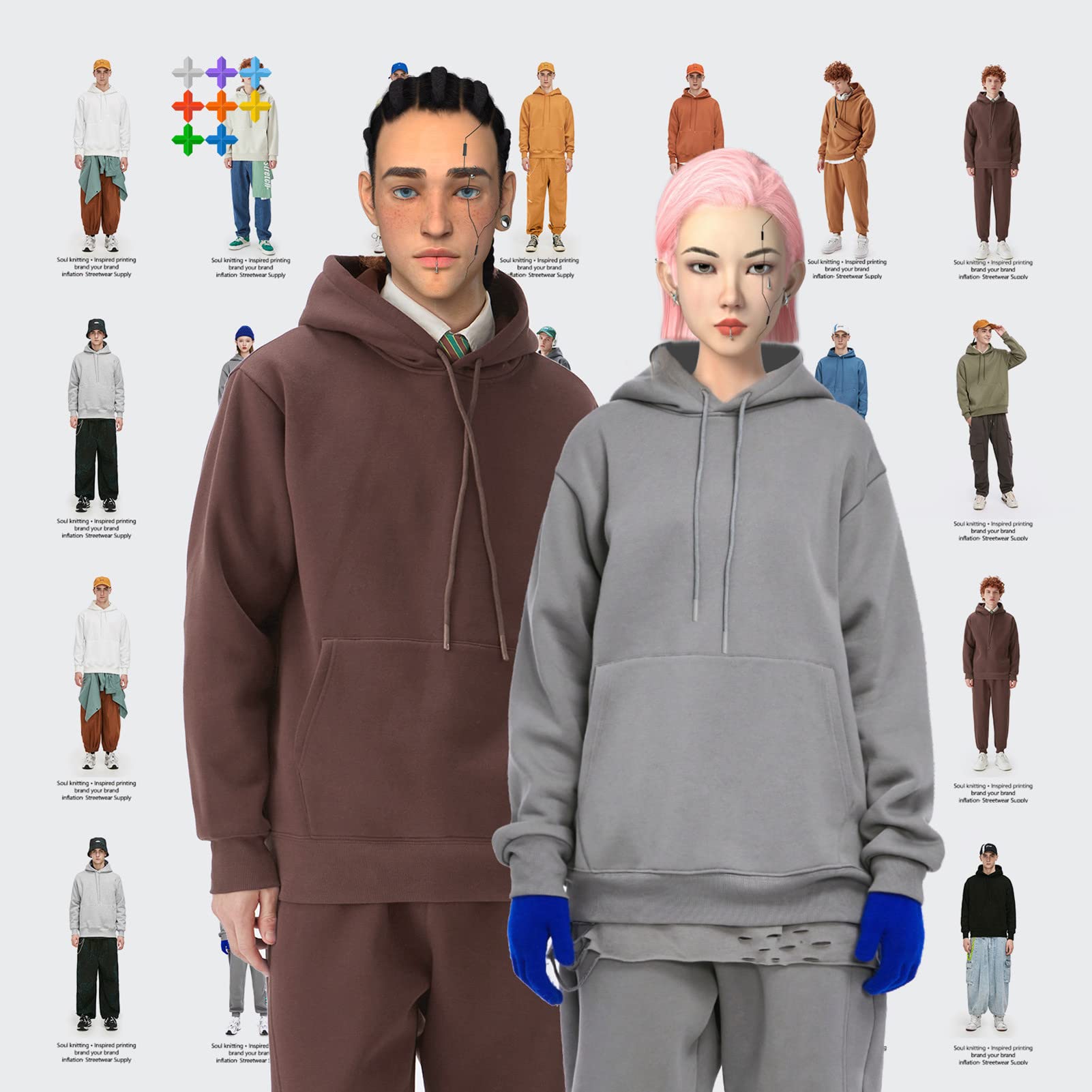 Felpa, Felpa Moda Giovane, Materiale Leggero, Adatta A Tutte Le Stagioni, Unisex