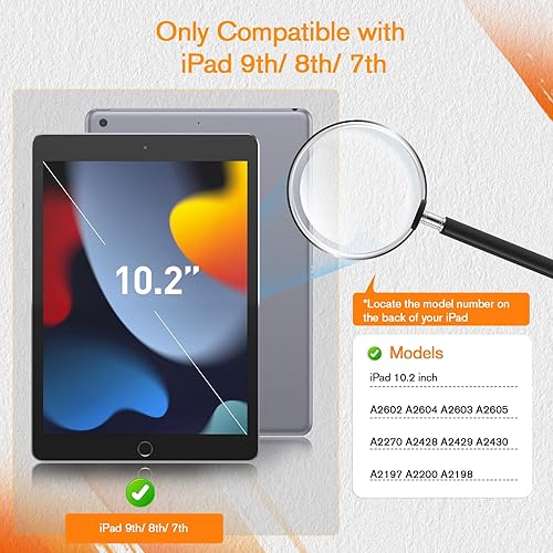 Miniatura 2 de KCT Paquete de 2 protectores de pantalla Paperfeel compatibles con iPad de 9ª/8ª/7ª (10.2 pulgadas, 2021-2019), película PET mate, antirreflejos,