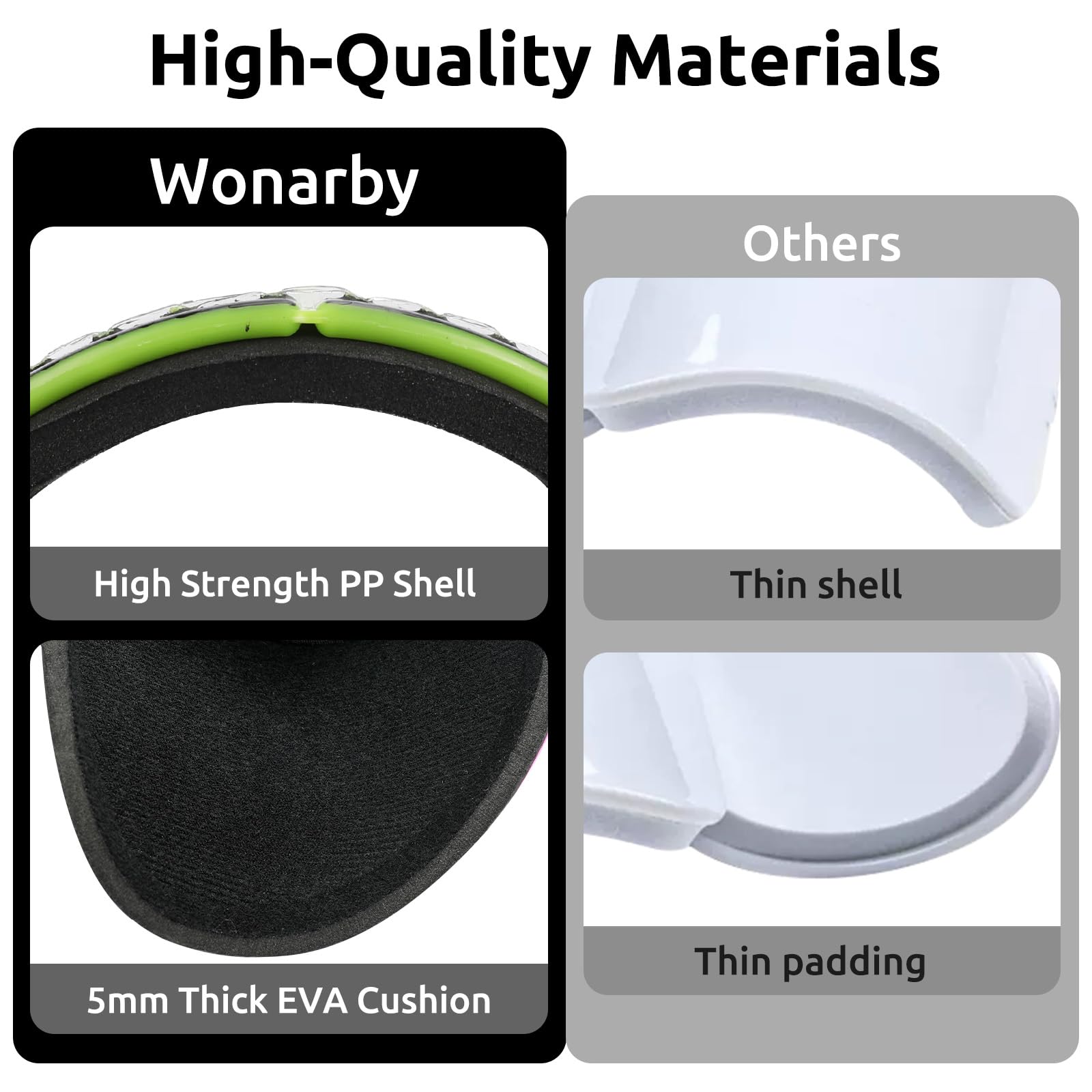 Shin Pads Football Youth Kids, Shin Guard for Boys Girls Teenagers 2-18 Years Old - Image 2
