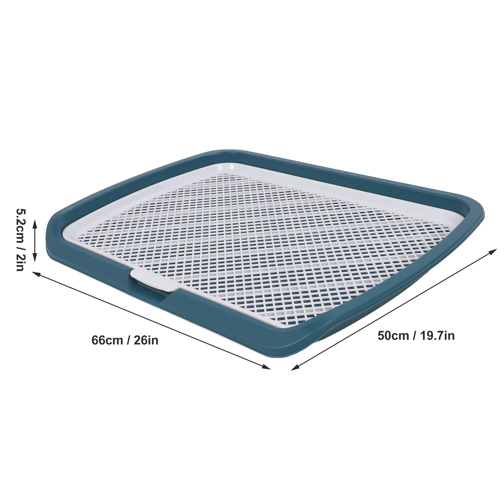 Puppy Potty Training Tray, Detachable and Washable Mesh Dog Pee Pad Holder Tray, Low Entry Design, Keeps Pet Clean, for Small Breed Dogs (Type 3)