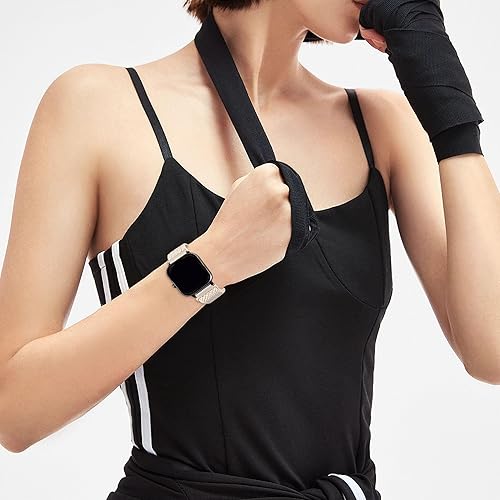 Miniatura 6 de Huadea Correas de reloj de nailon elásticas trenzadas de 0.78 pulgadas compatibles con Donerton P22 P32 P36Kalinco P22 Smart Watch, correa de tela