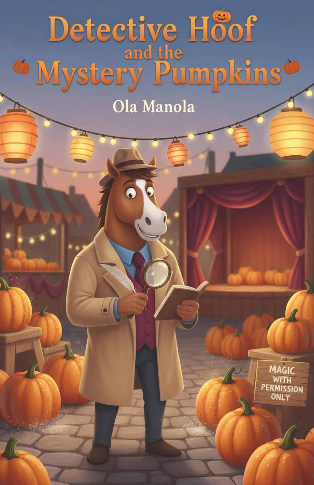 DETECTIVE HOOF AND THE MYSTERY PUMPKINS: A Solve-It-Yourself Mystery Adventure