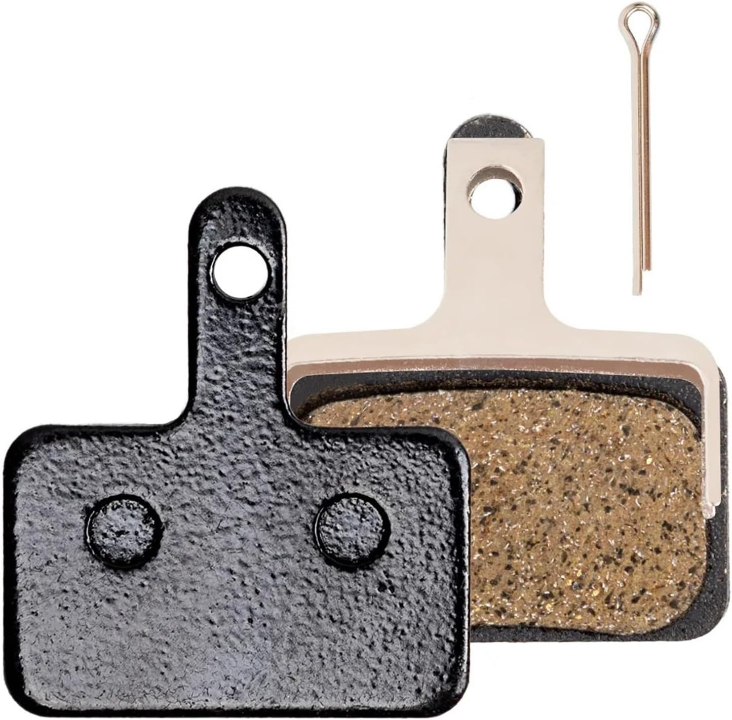 Bike Brake Pads 50 Pair Metallic Bicycle Semi Metal Resin Ceramics Disc Brake Pads for Upgrading The Stopping Power of Road Bike