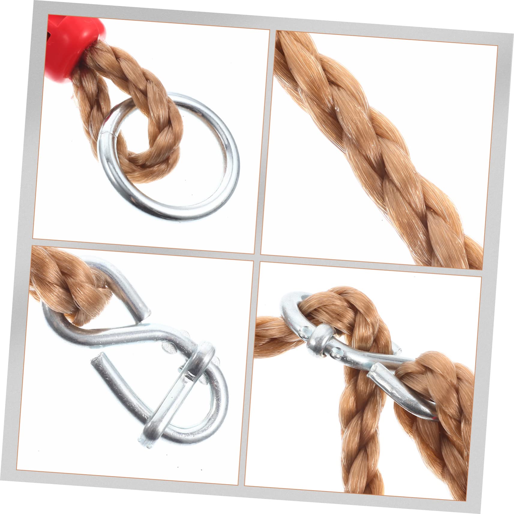 Cinghie per Altalena da Albero Regolabili 2 Pezzi in Nylon PE