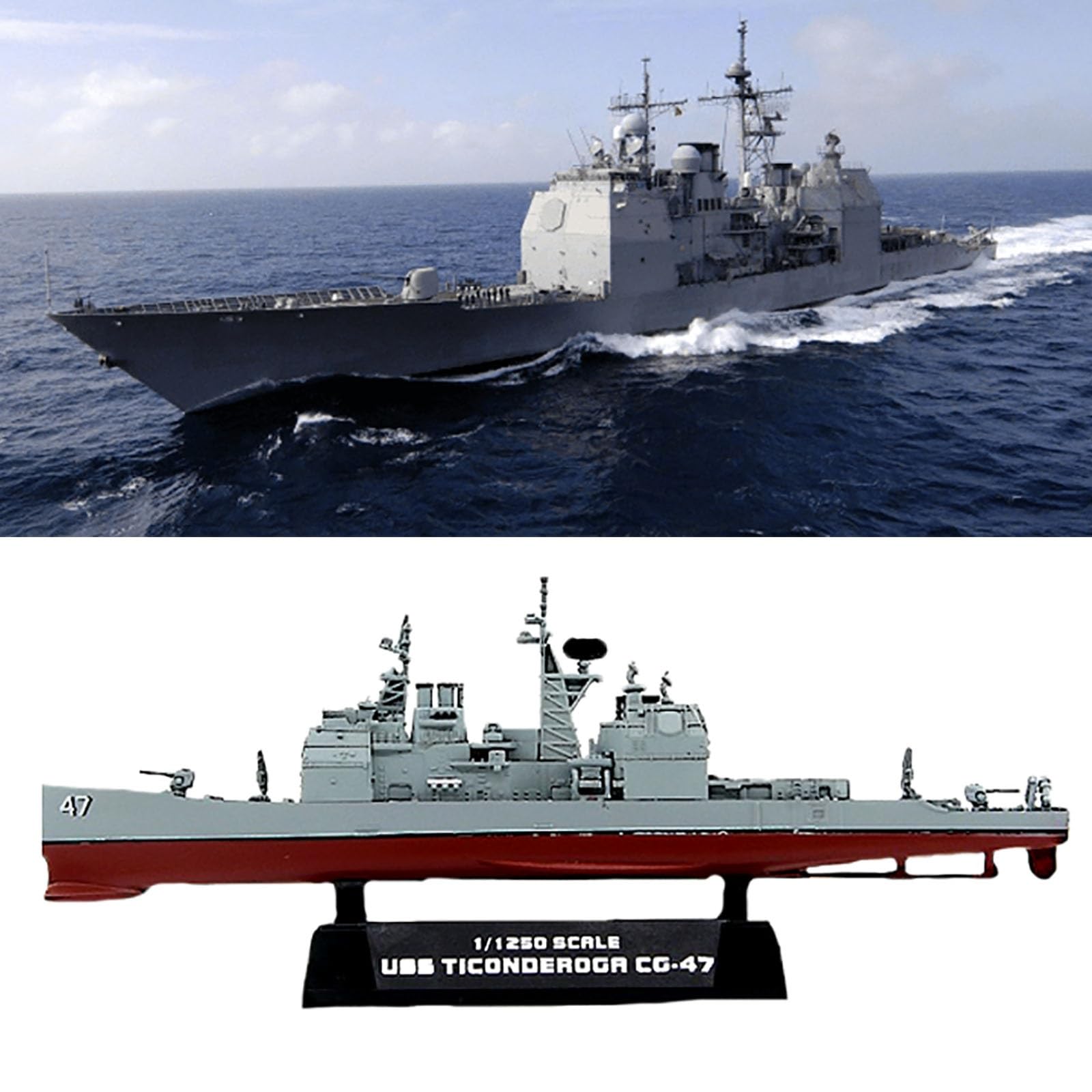 Amazon.co.jp: アメリカ海軍巡洋艦 USS タイコンデロガ CG-47