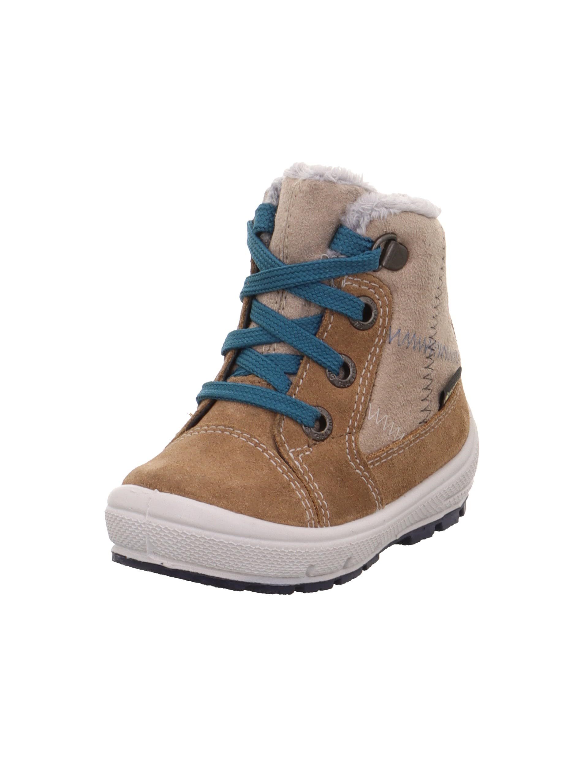 Superfit Boys Groovy Snow Boots, Brown Beige 3010, 5.5 UK Child