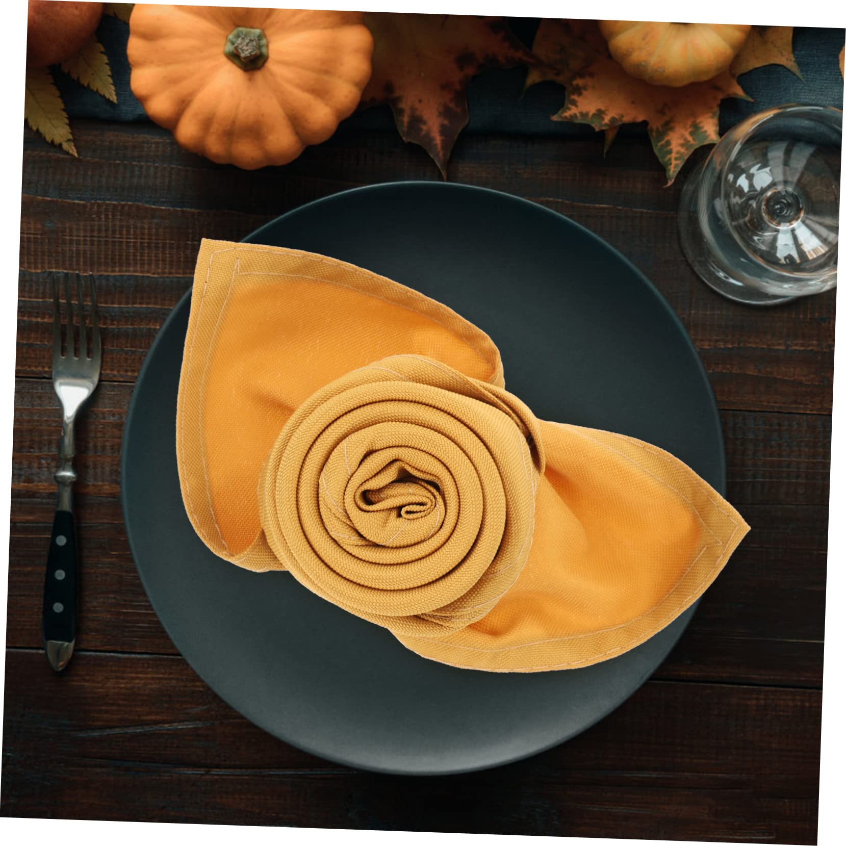 BESTonZON 10pièces Lot de Serviettes De Table Tissu Lavables pour Mariage Et Restaurant Décoratives Et Pratiques